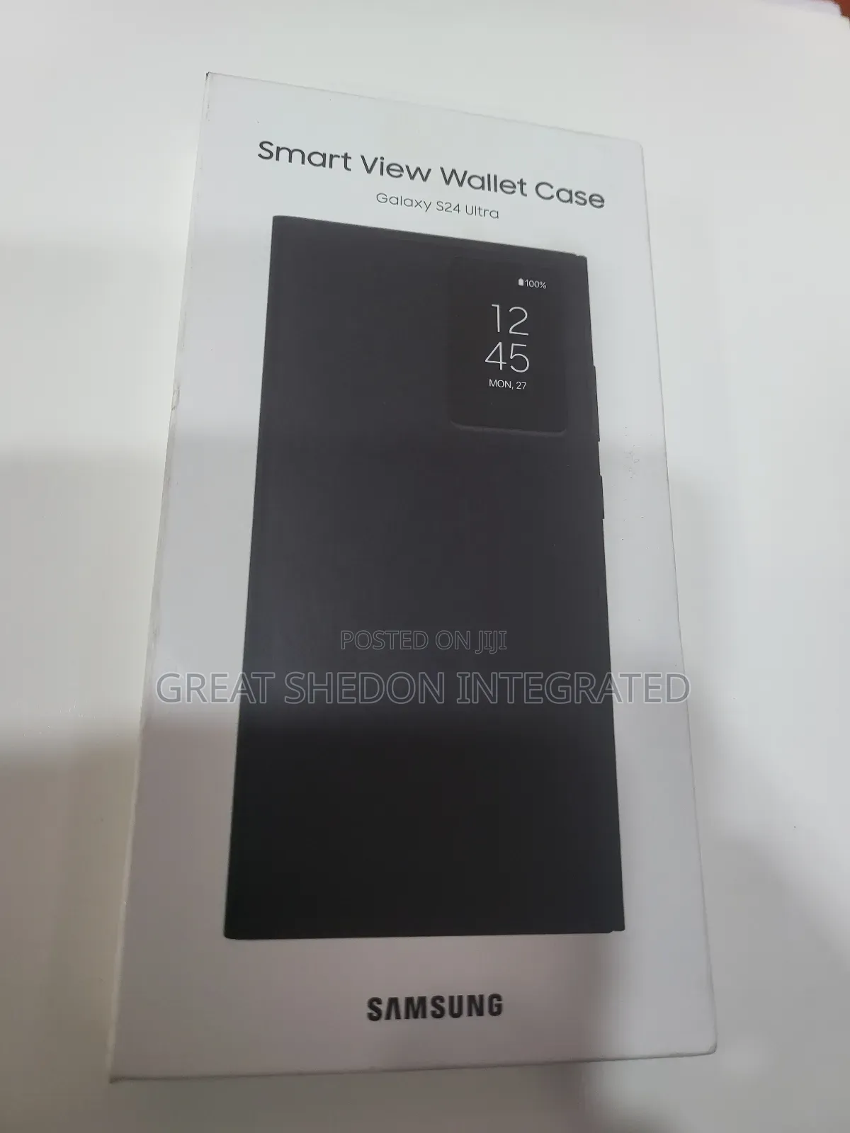 S24 Ultra Smart View Wallet Case