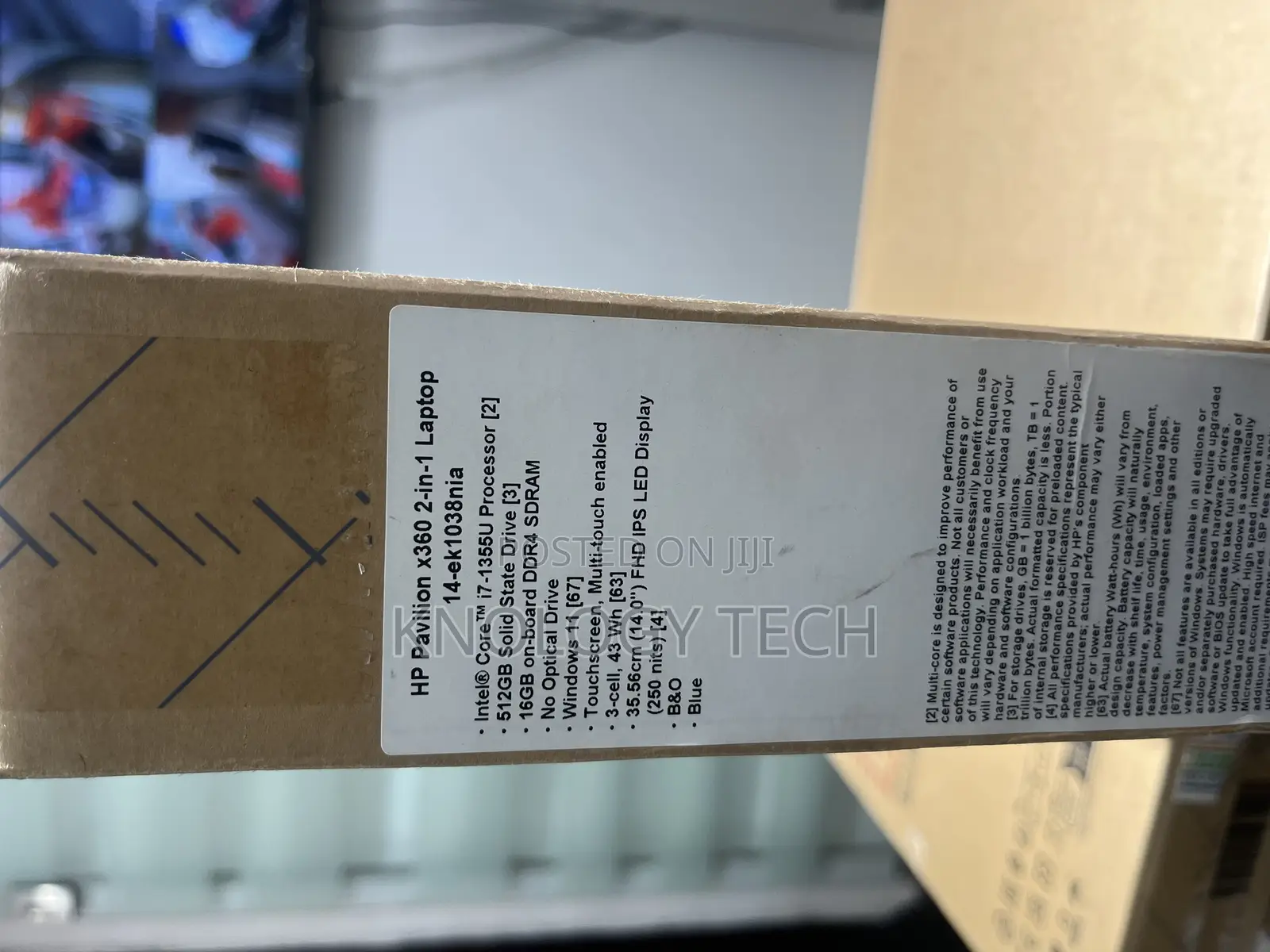 New Laptop HP Pavilion X360 16GB Intel Core I7 SSD 512GB