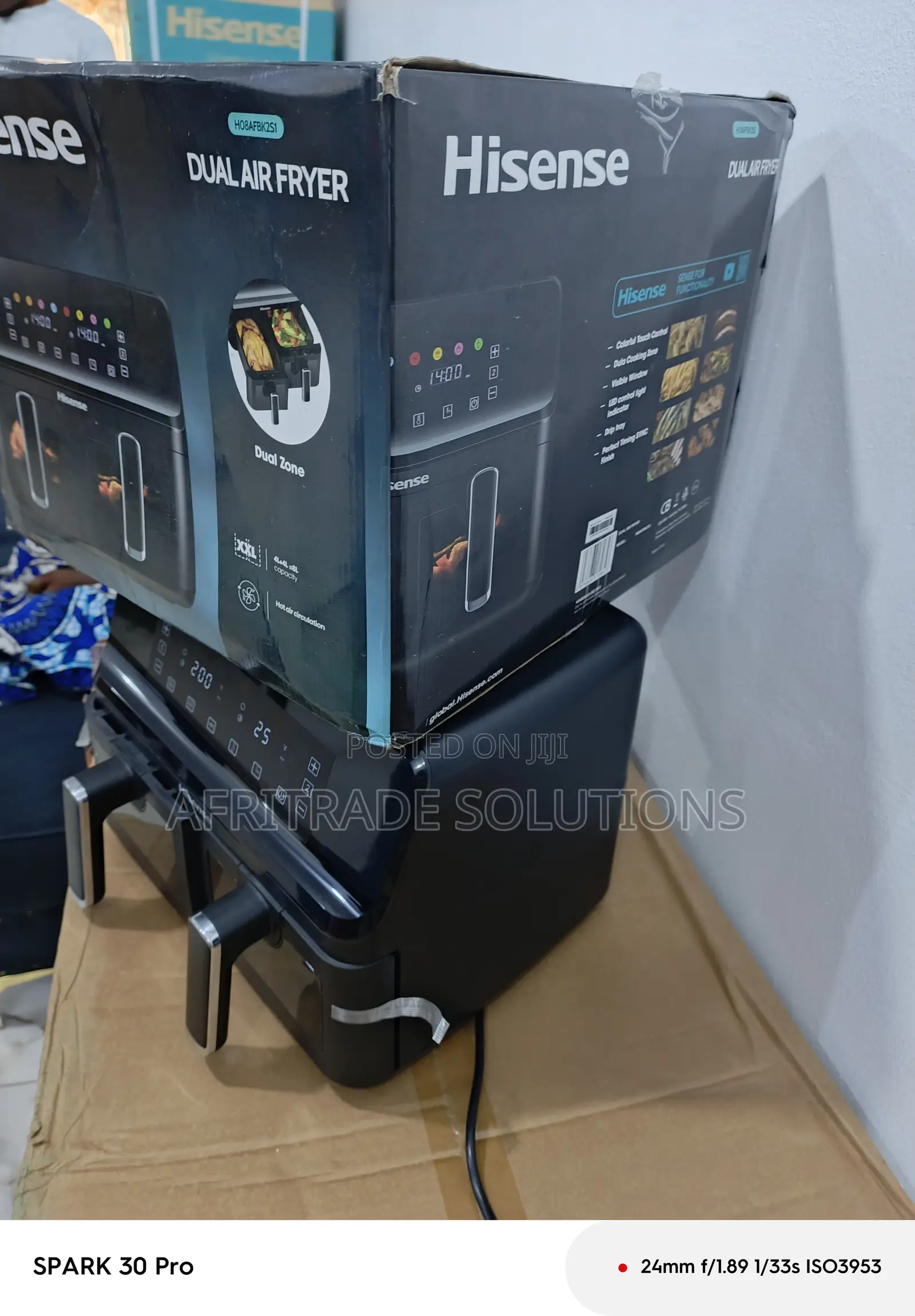 Hisense 8l Air Fryer – Easy to Clean, Large Basket