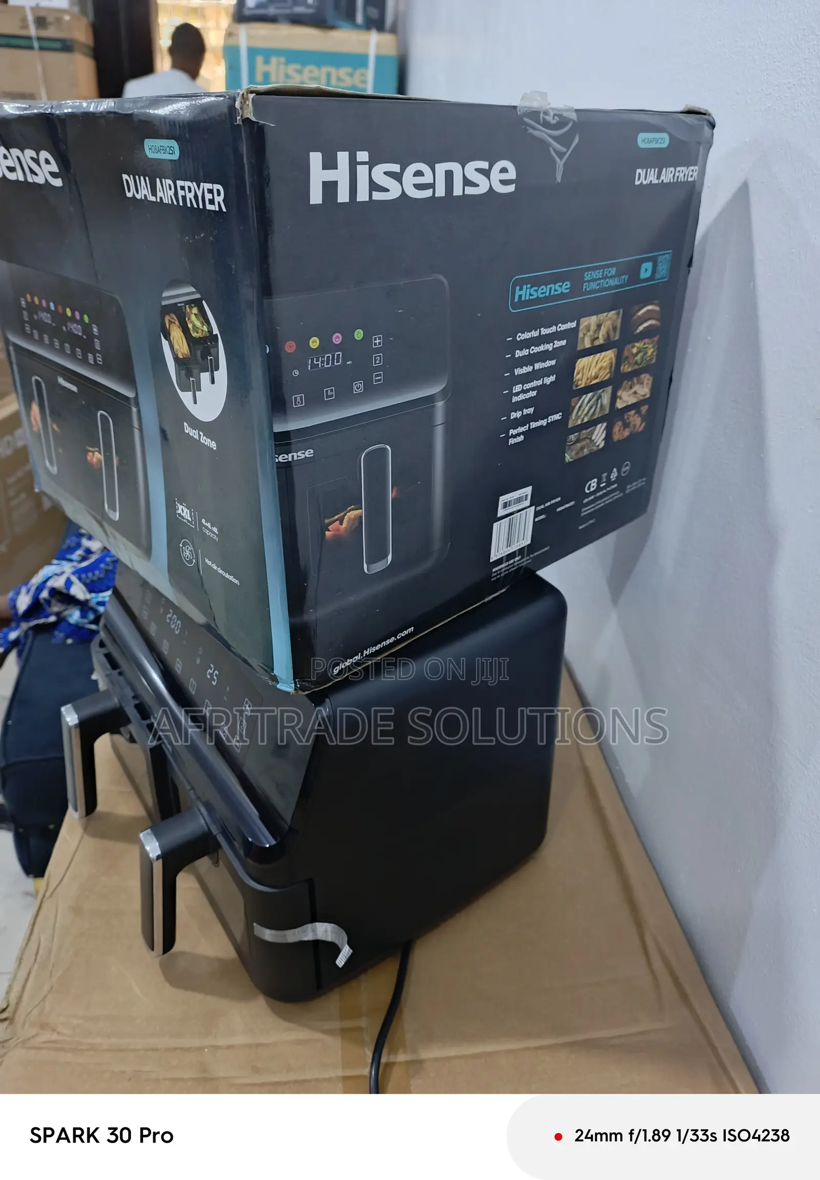 Hisense 8l Air Fryer – Fast Heating for Quick Meals