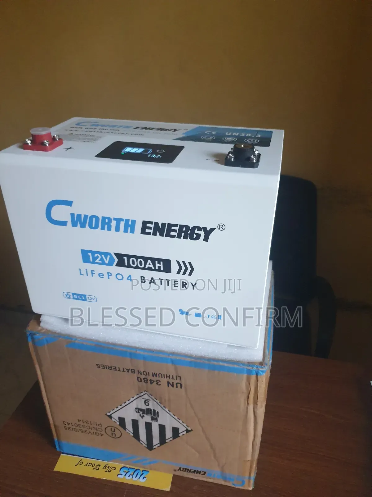 12v 1.3kwh 100ah Cworth Energy Lithium Battery