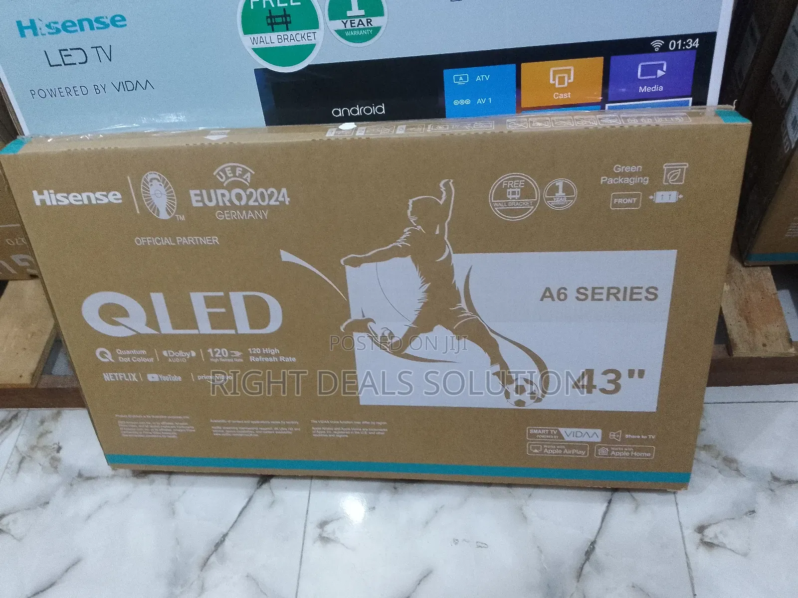 Hisense 43" Smart Flat Screen Tv