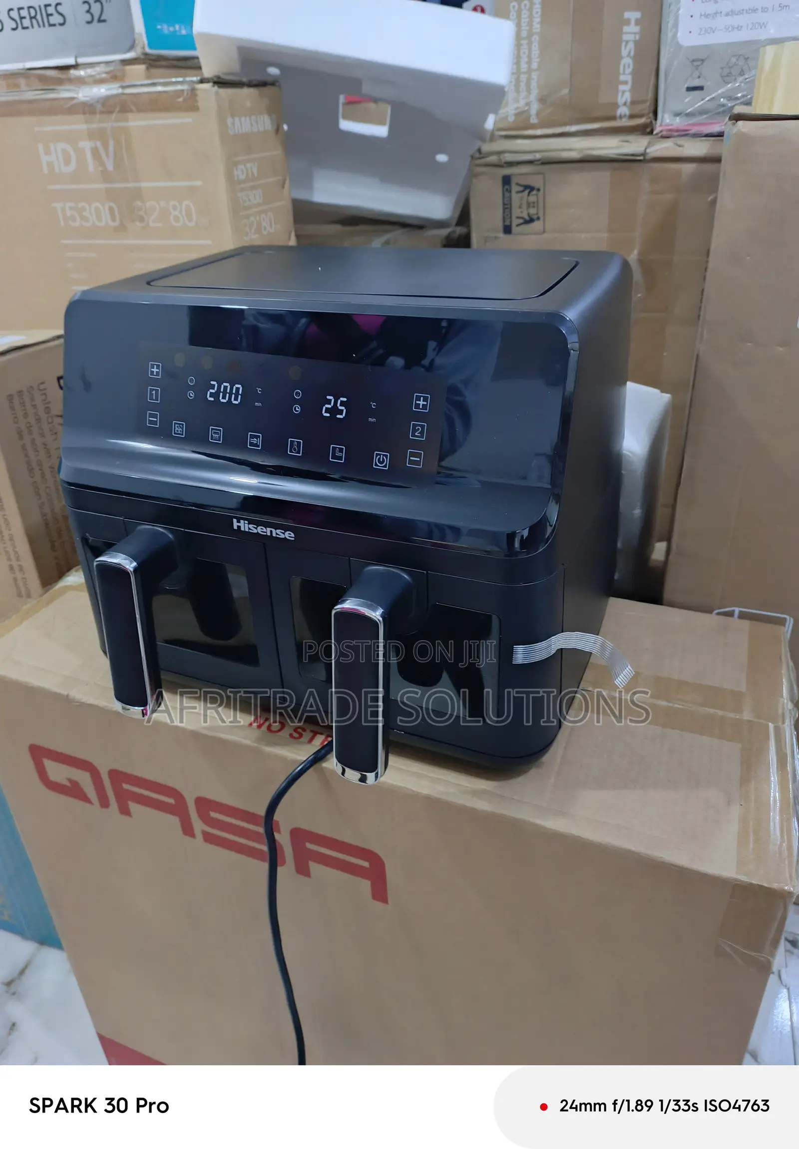 Hisense 8l Air Fryer – One-Touch Digital Controls