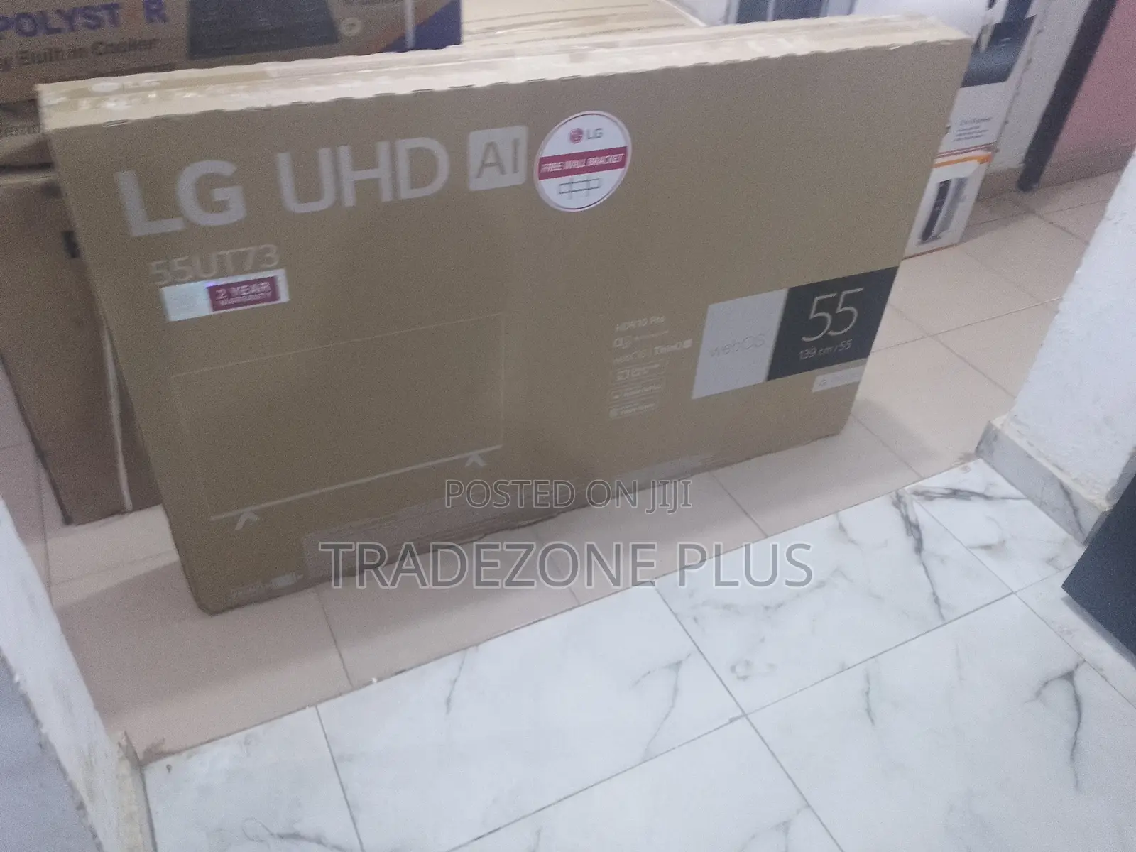 Lg 55” Smart Uhd Tv — Crystal Clear Picture Quality