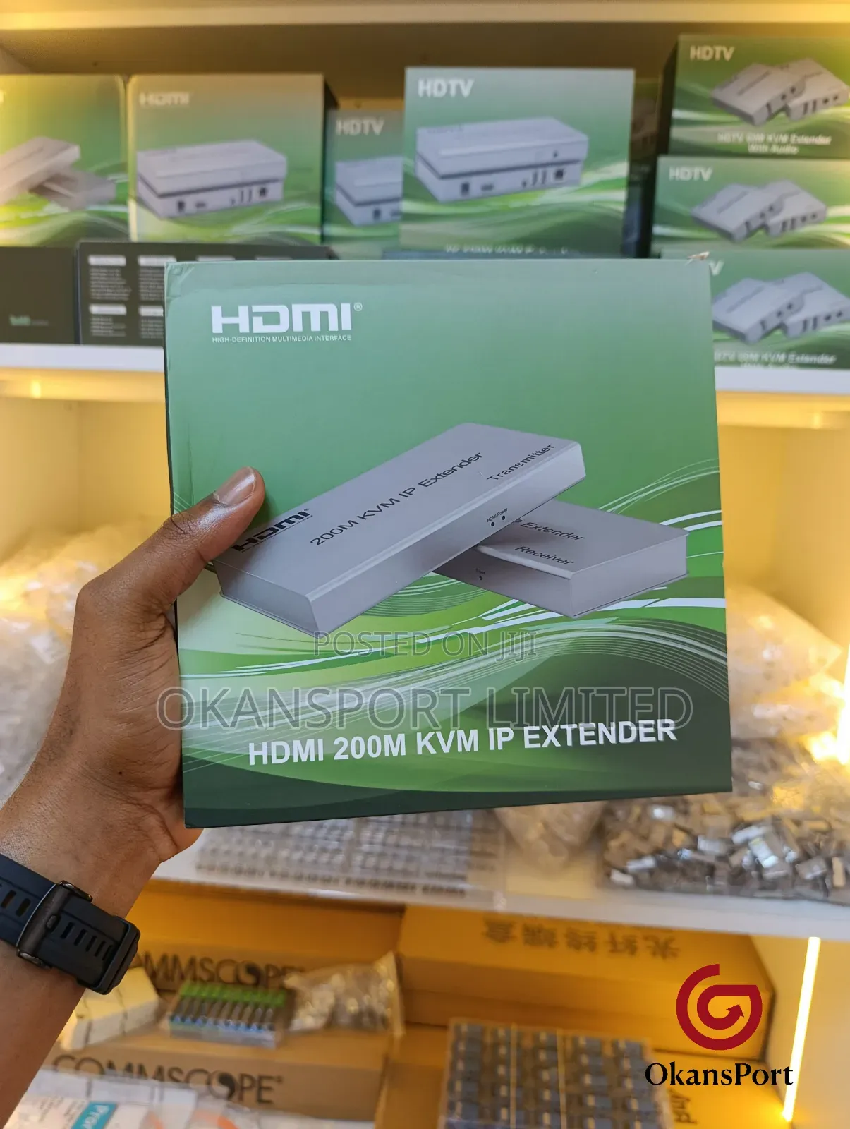 Hdmi 200m KVM Ip Extender – Full Hd 1080p Video Mouse Over Ethernet