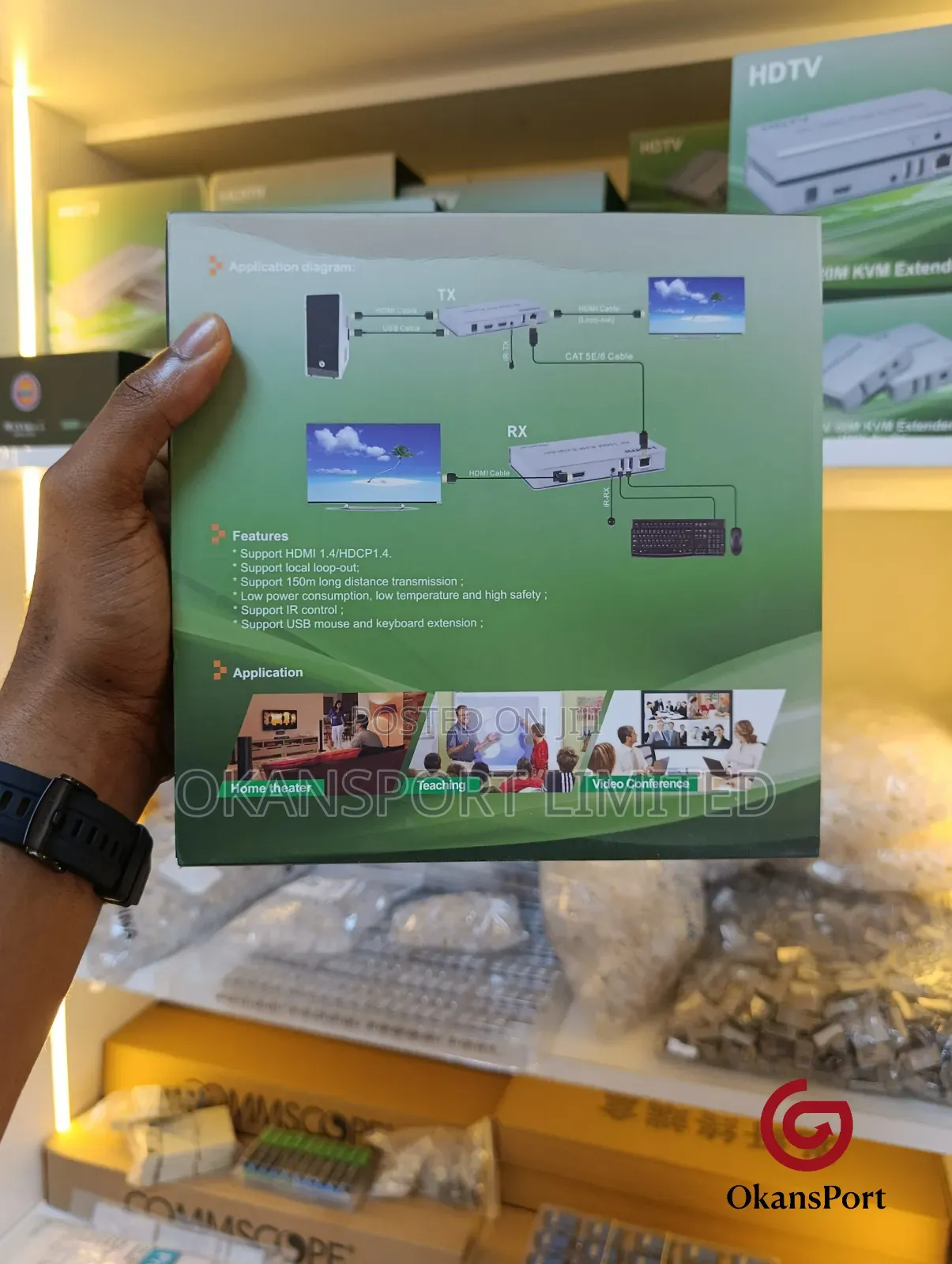 Hdmi 150m KVM Ip Extender – Hdmi 2.0 Usb Keyboard/Mouse Over Cat6