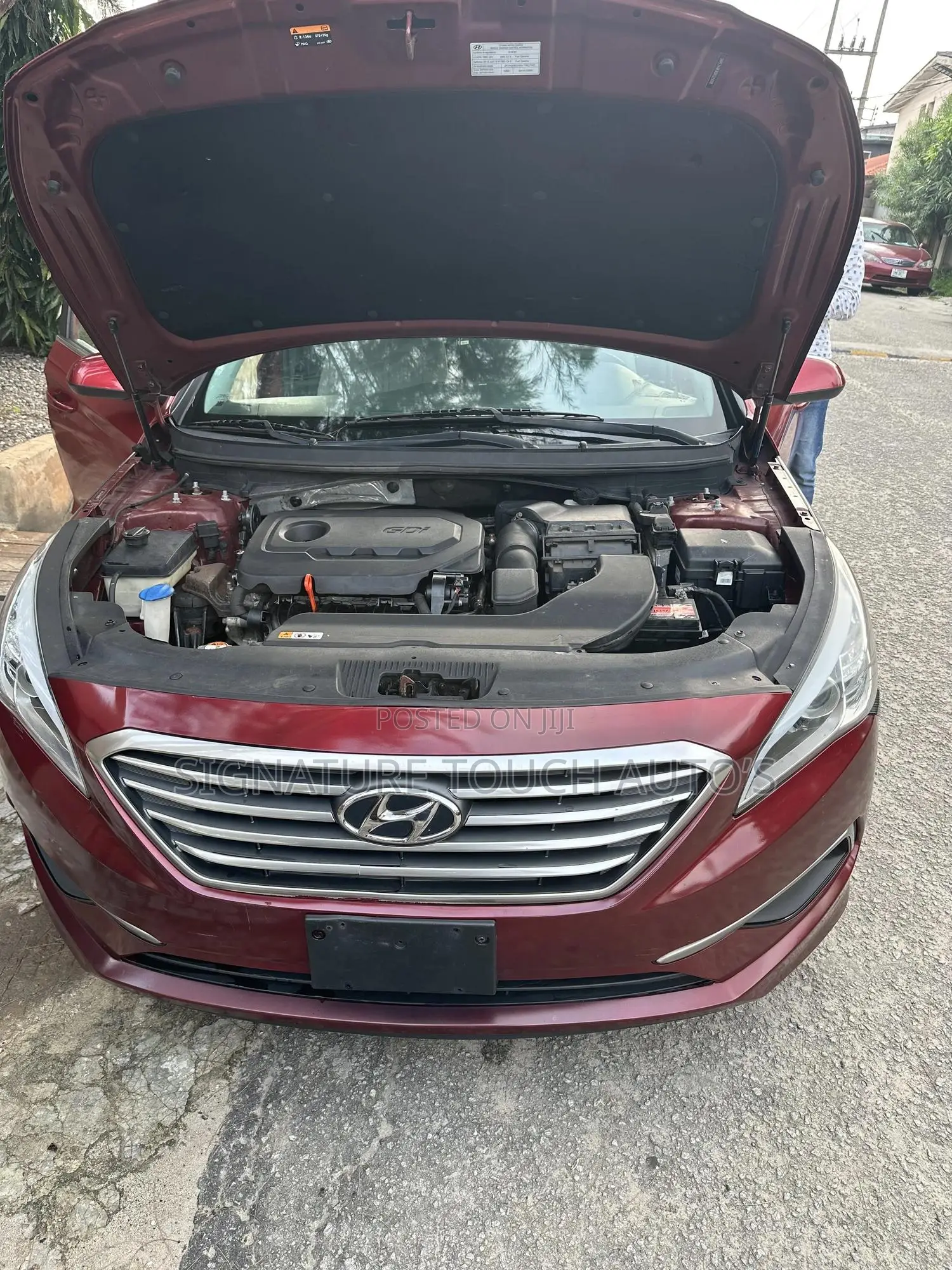 Hyundai Sonata SE 4dr Sedan (2.4L 4cyl 6A) 2015 Red