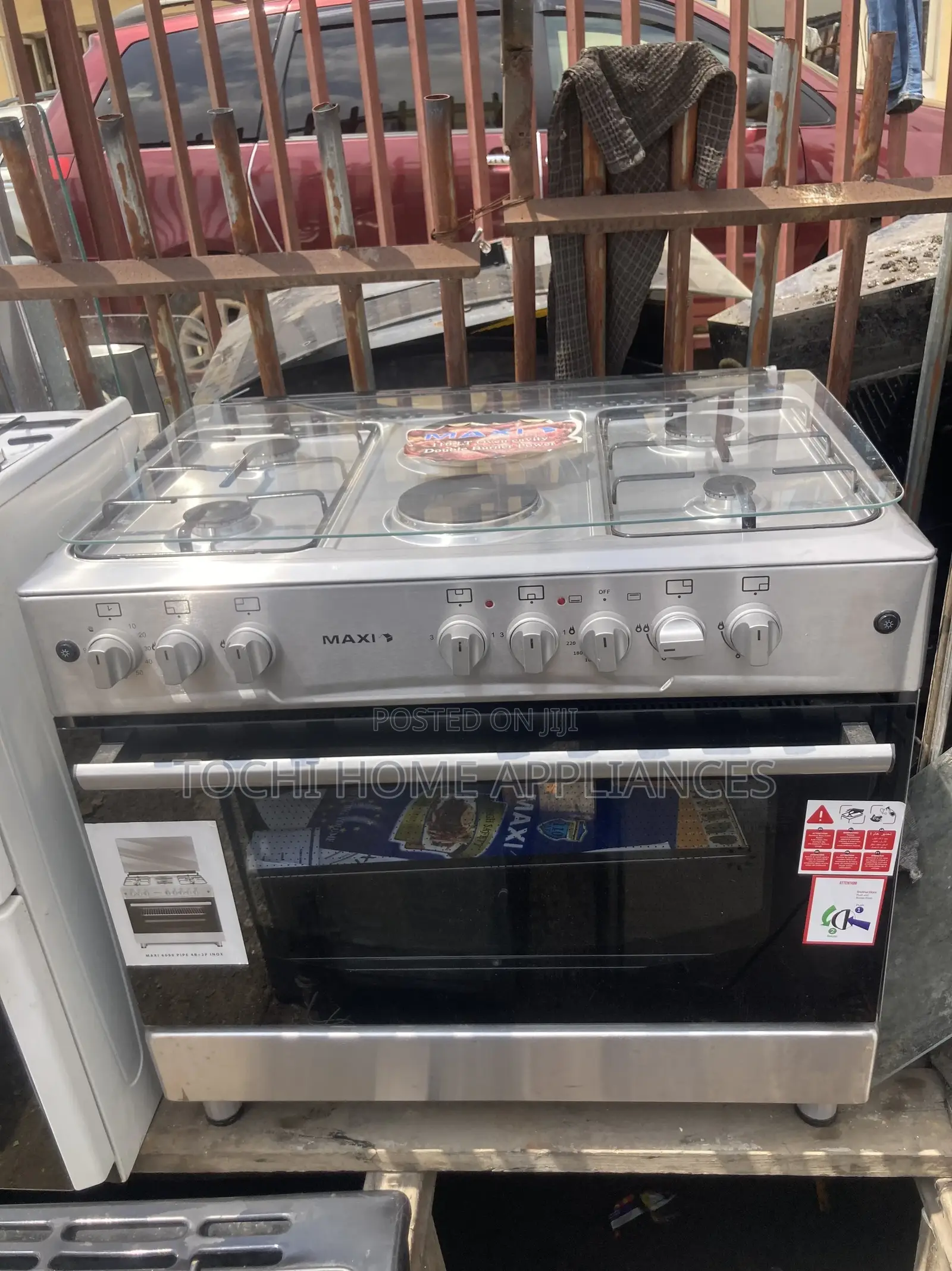 Brand New Maxi Gas Cooker With 2 Electric Burner