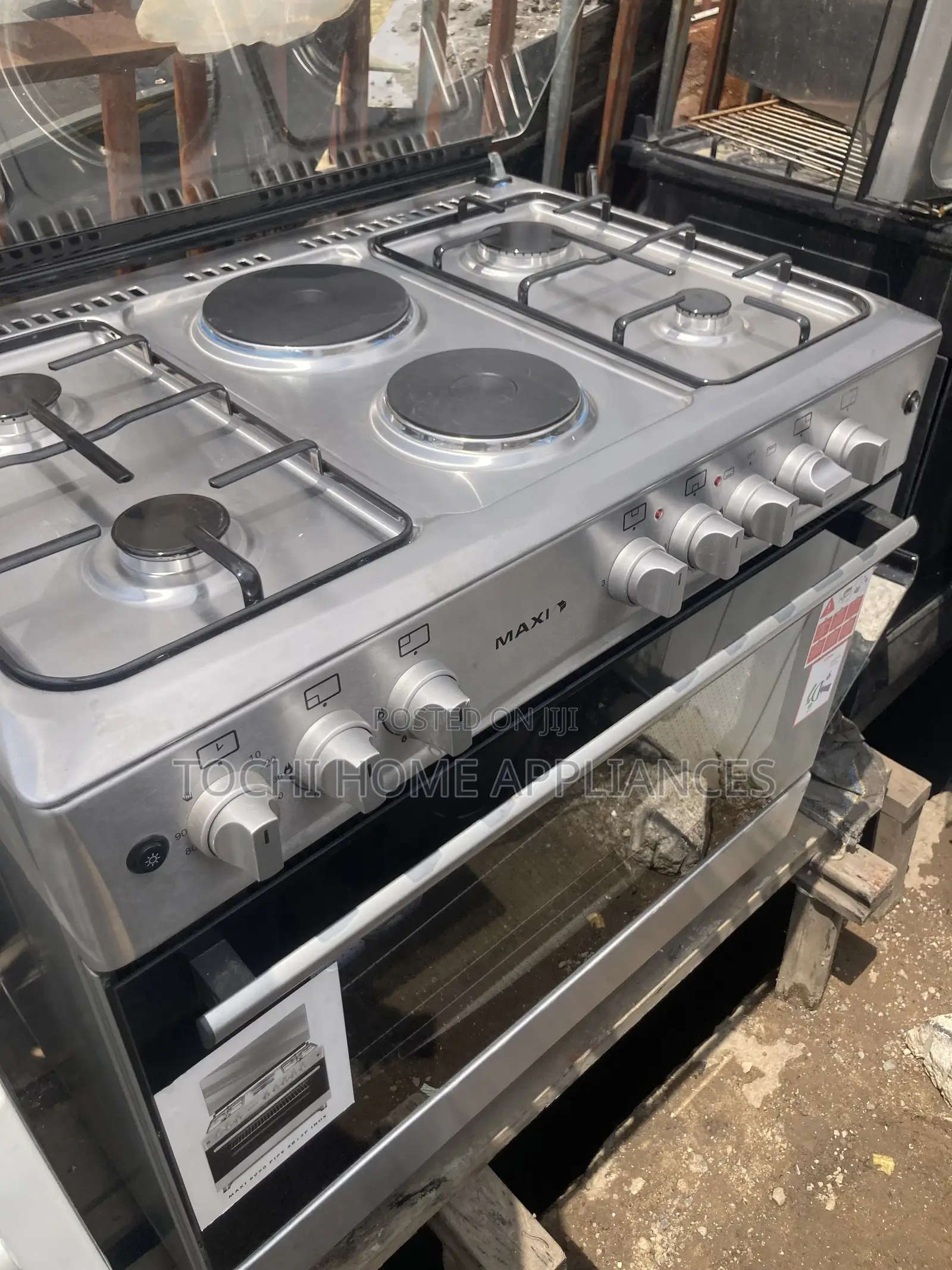 Brand New Maxi Gas Cooker With 2 Electric Burner