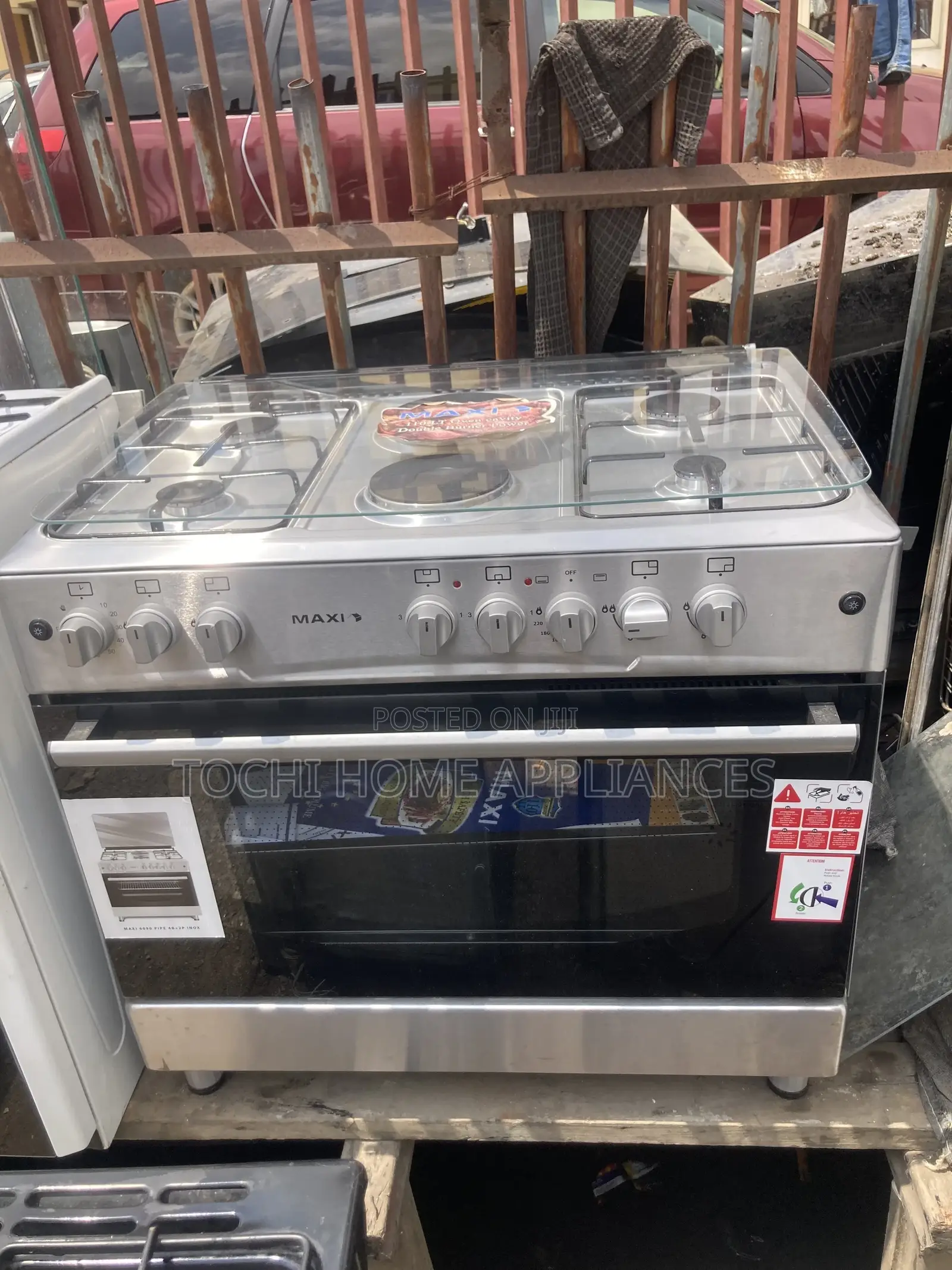 Brand New Maxi Gas Cooker With 2 Electric Burner