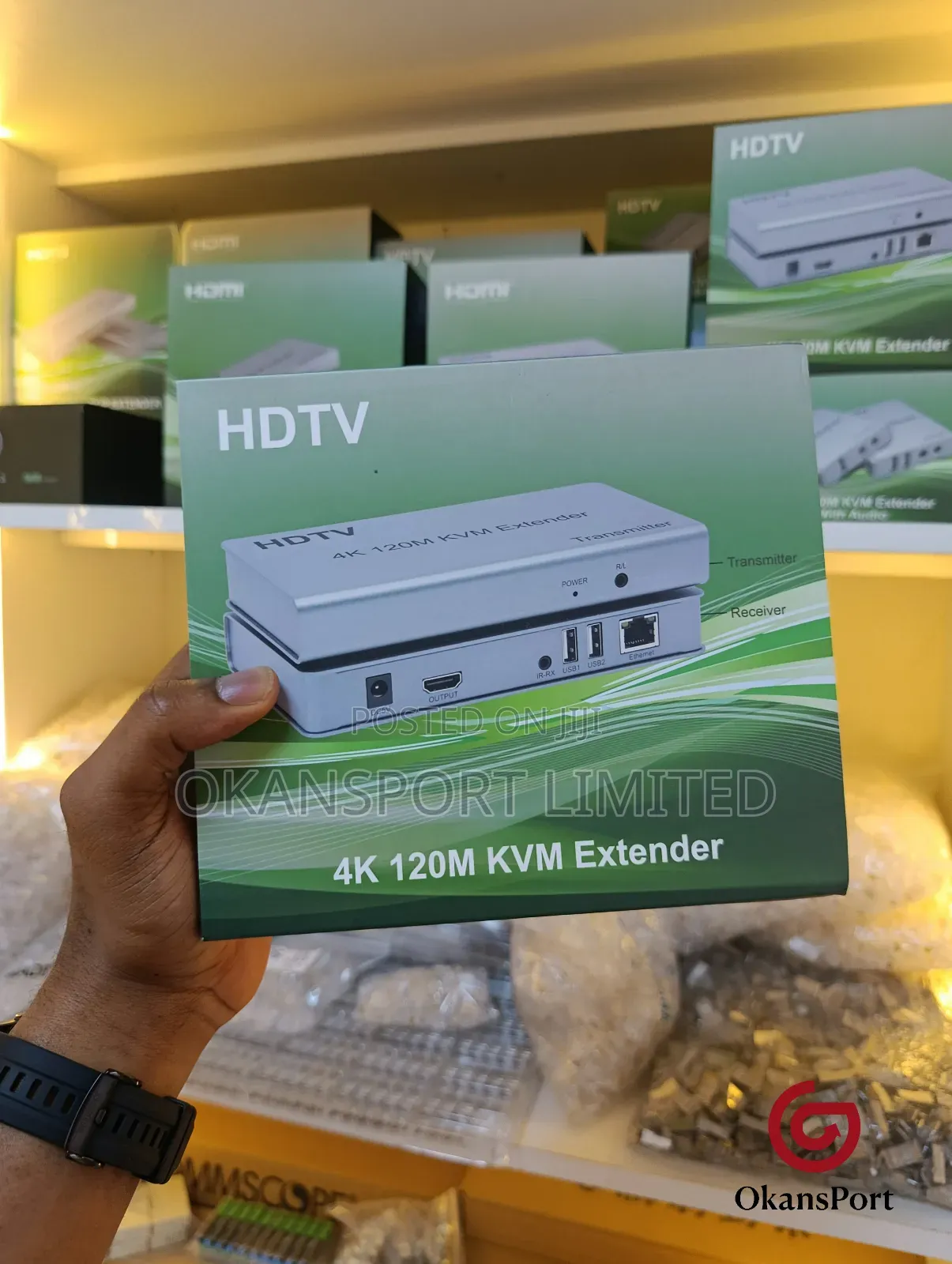  Hdmi KVM Extender 120m Over Cat6 – Usb Keyboard/Mouse Ir