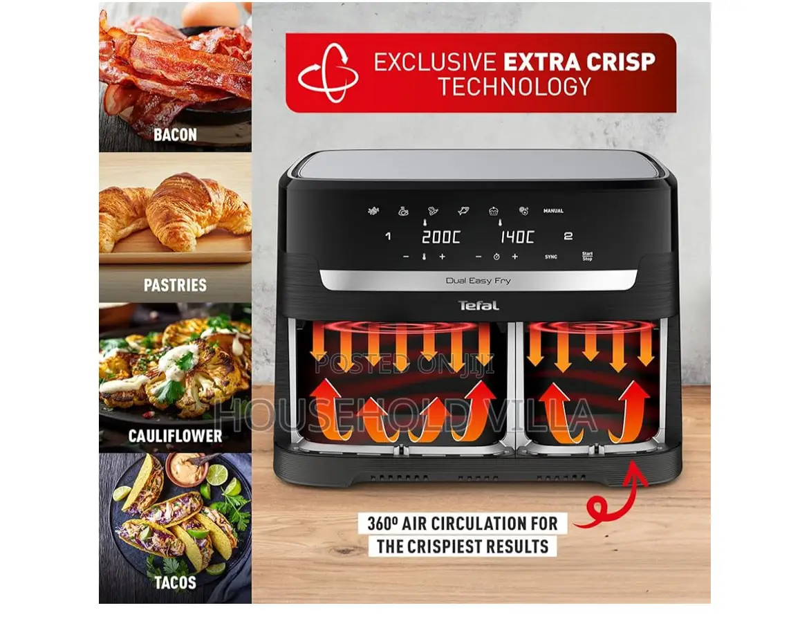 Tefal Dual Easy Fry 8.3l Air Fryer