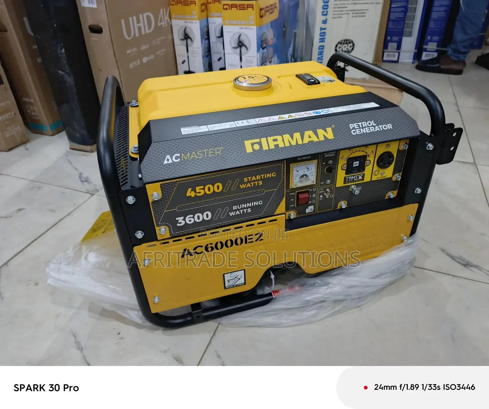 Firman Ac Master Ac6000e2 – 4.5kva Electric Start Generator