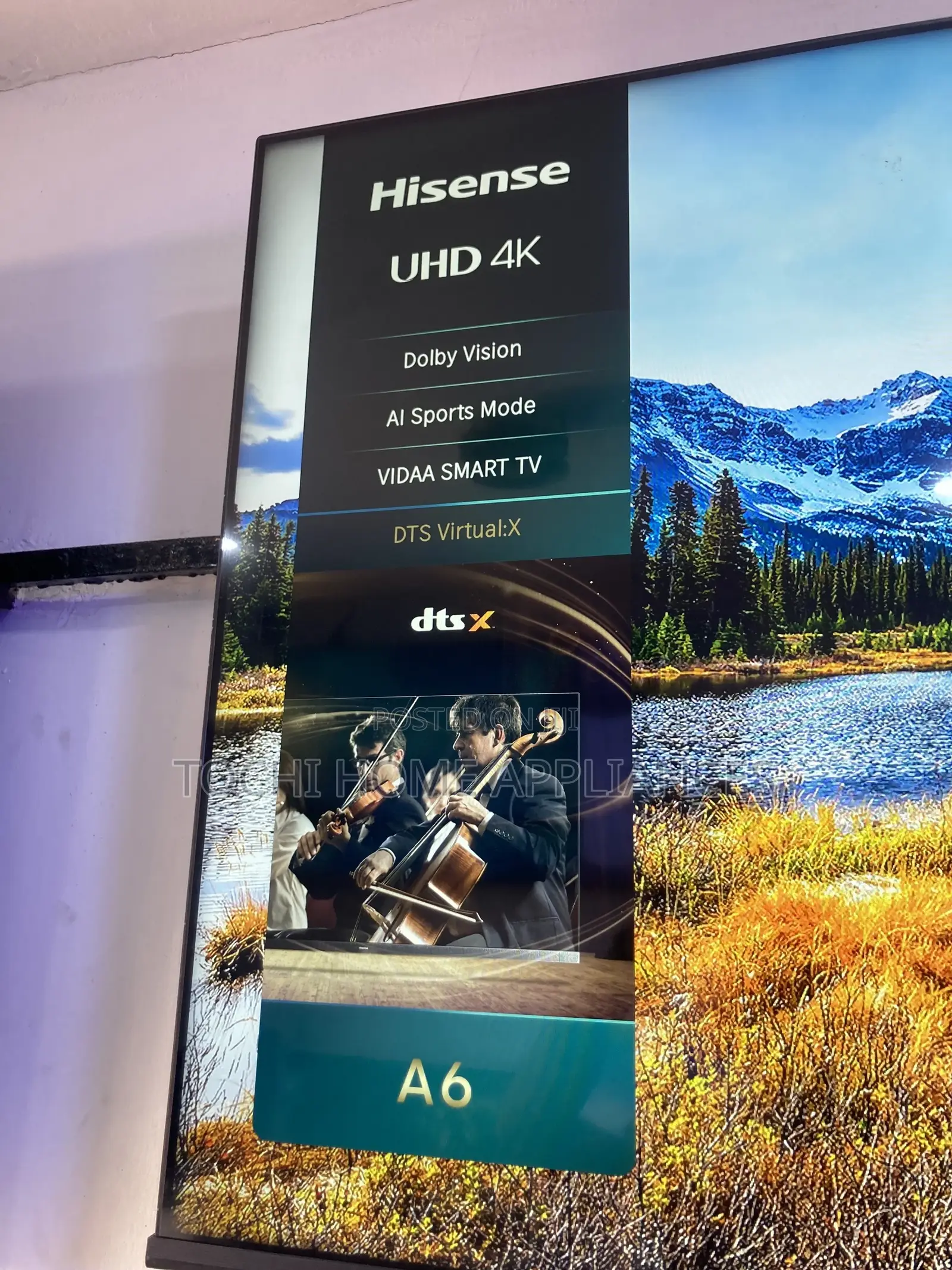 55” Inches Hisense Tv