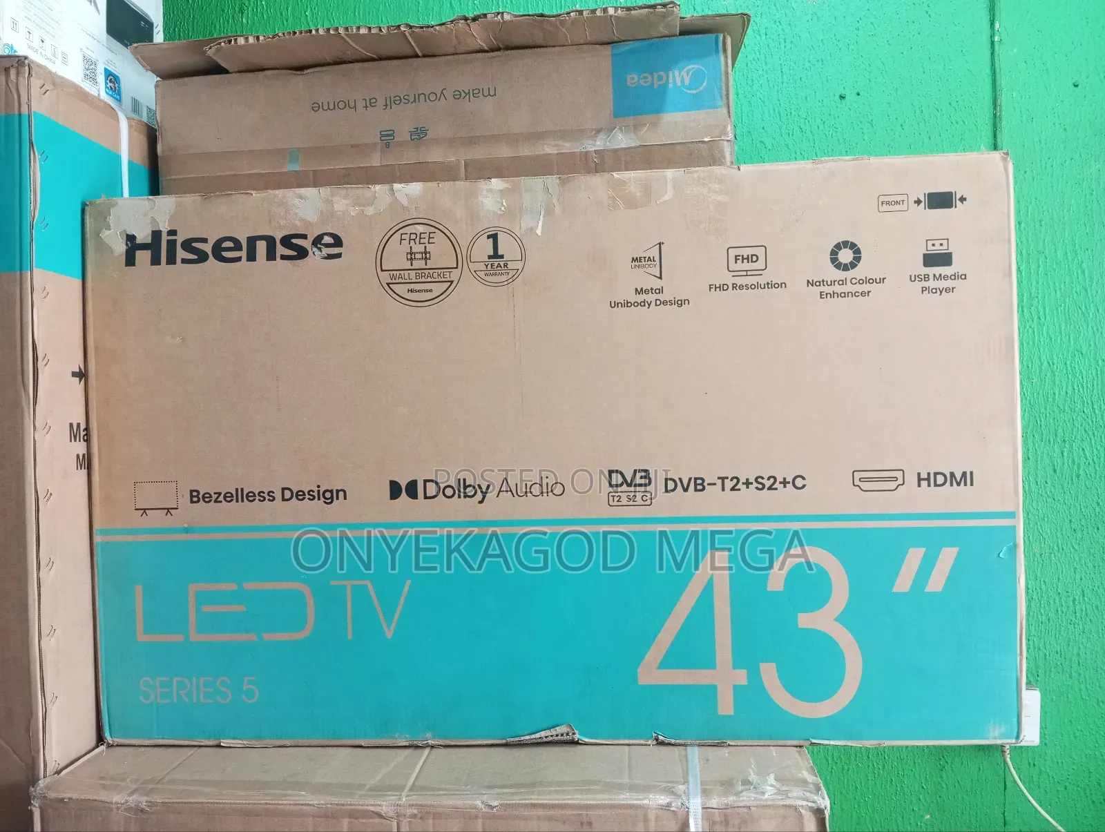 Hisense Let 43inches Television