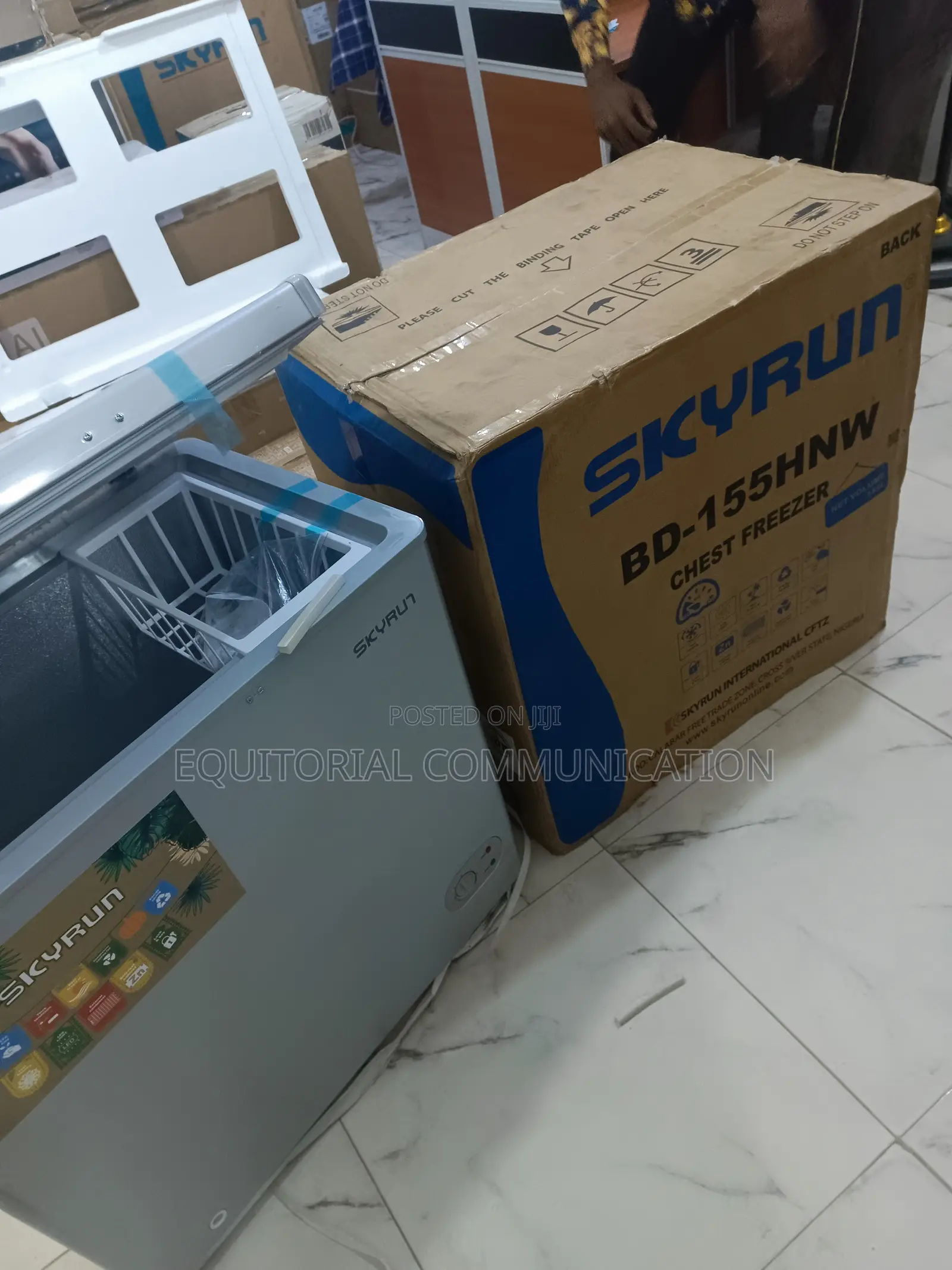 Skyrun Bd-155hnw: Lockable Chest Freezer For Safety