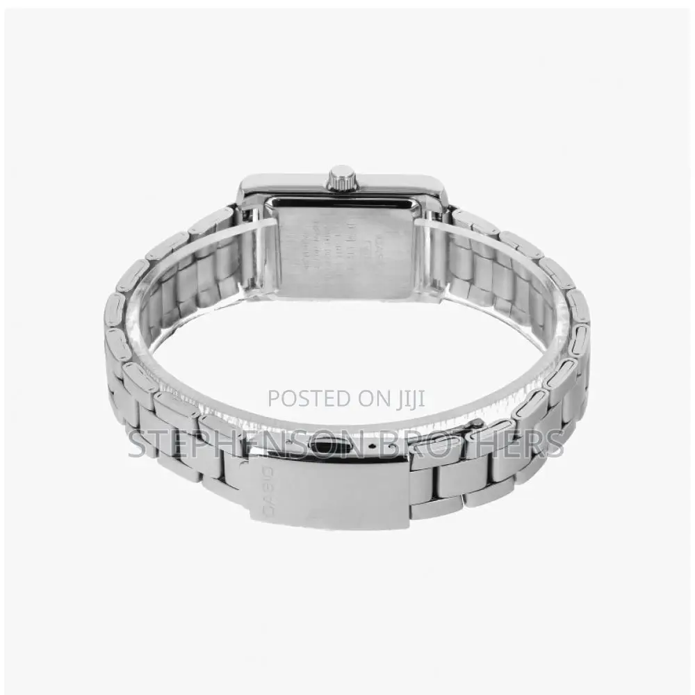 Ltp1234dd-1adf Casio Ladies Analogue Black Dial Watch