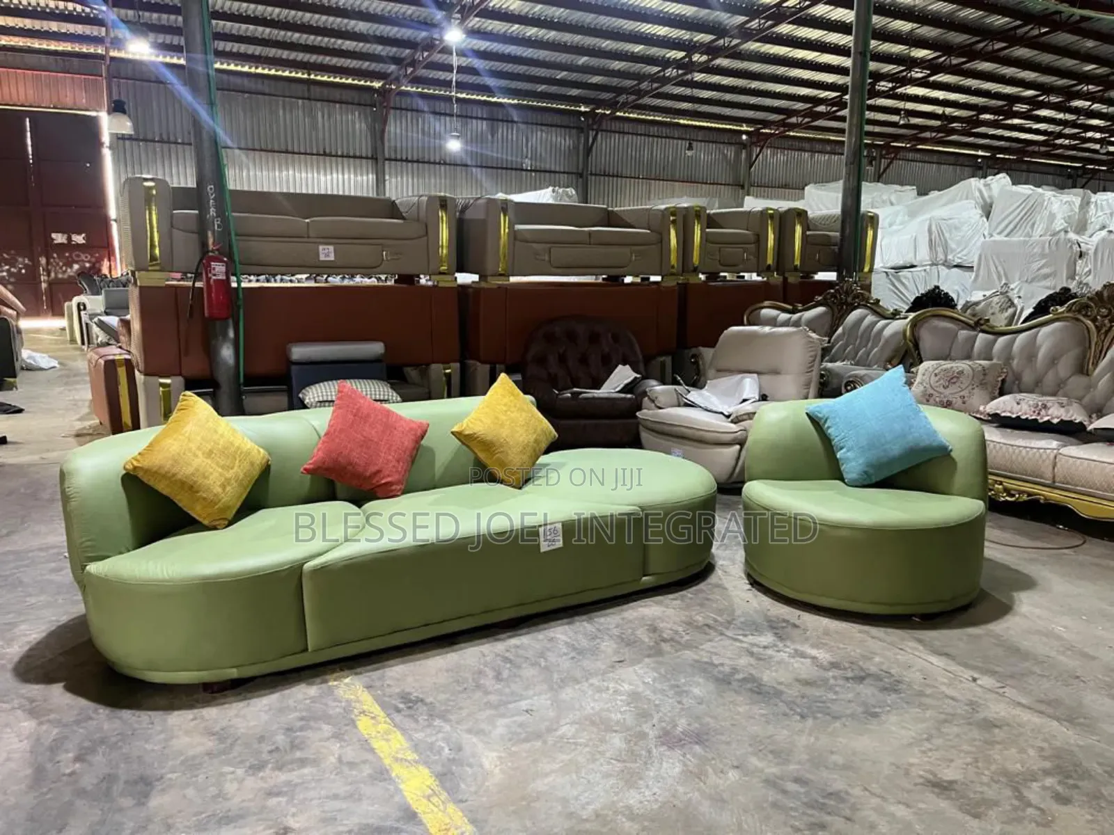 See Green Army Colour Sofa Chair