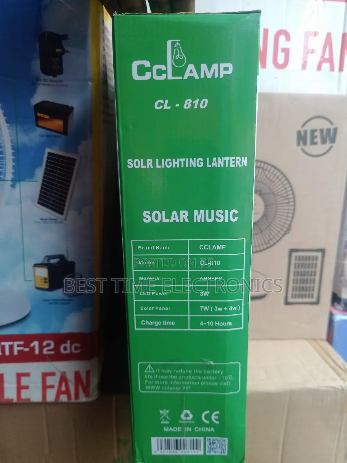 Cclamp Portable Solar Light Power Pack