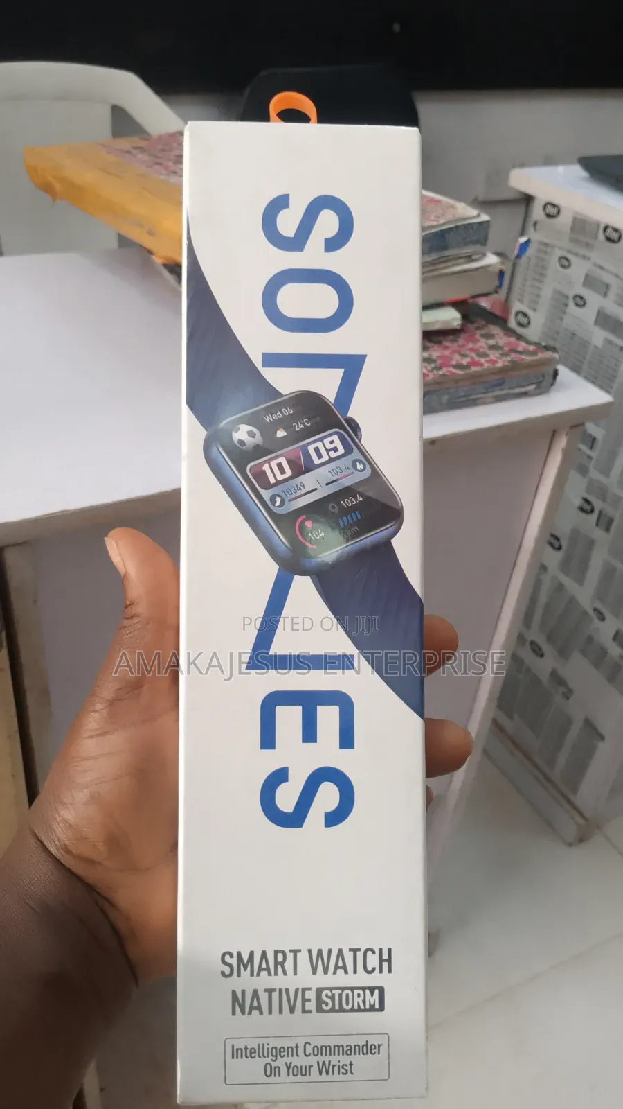 Itel Water Proof Isw-011 Native Storm Smart Watch - Black