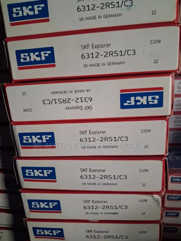 6312-2rs/C3 Skf Bearing Available