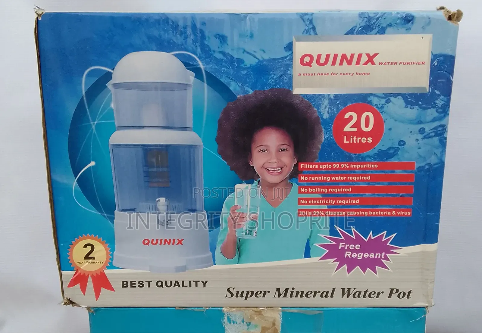 Quinix Water Alkaline Purifier 20litre
