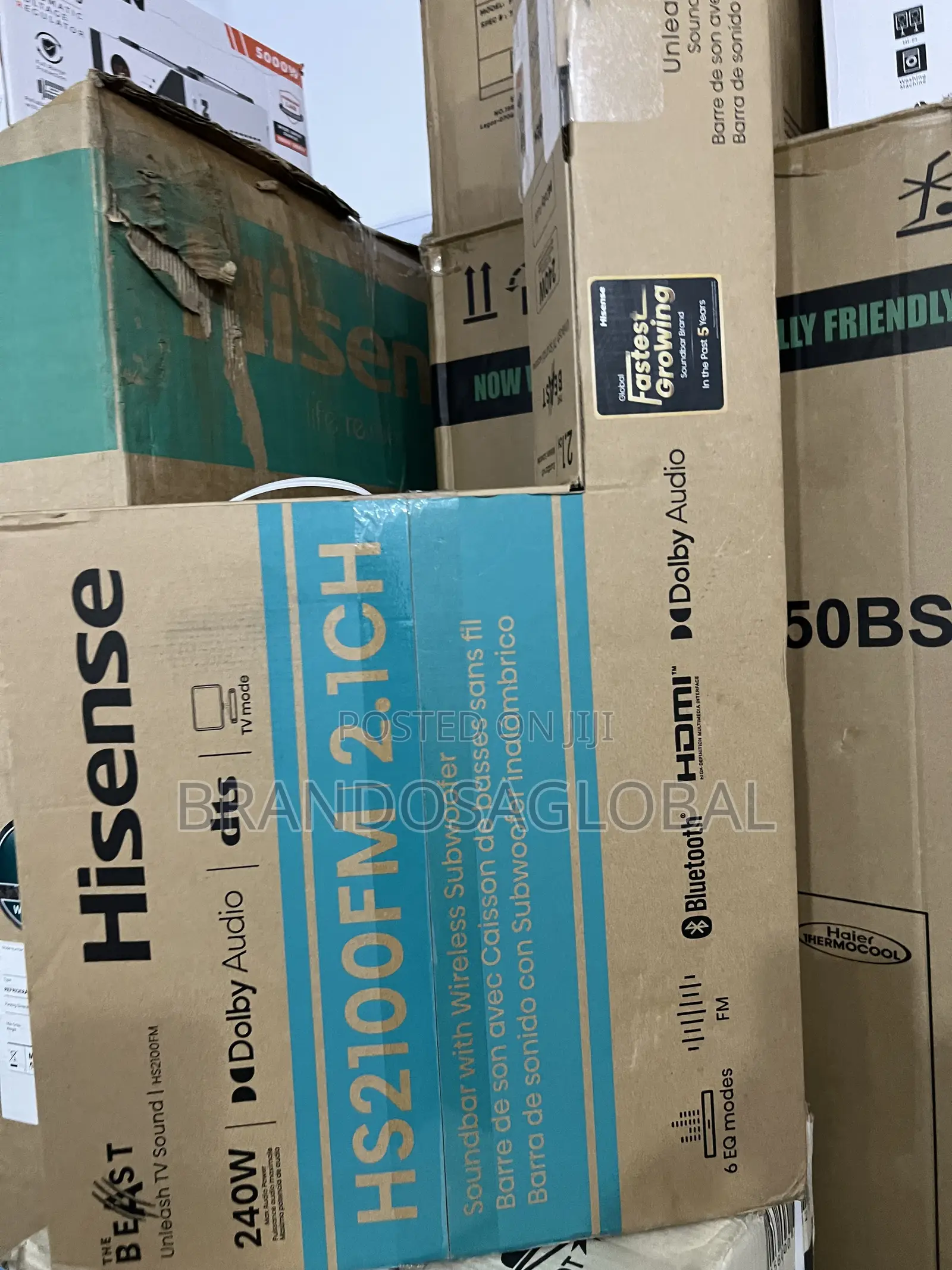 Hisense 240w Soundbar – Surround Sound With Deep Bass Output