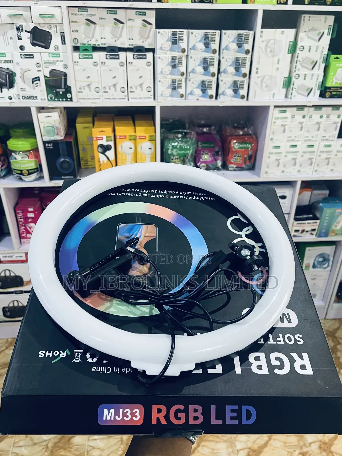 Mj33 RGB 12" Ring Light