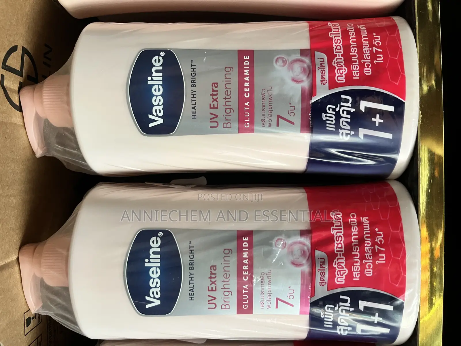 Vaseline Healthy Bright Uv Extra Brightening Gluta Ceramide Lotion