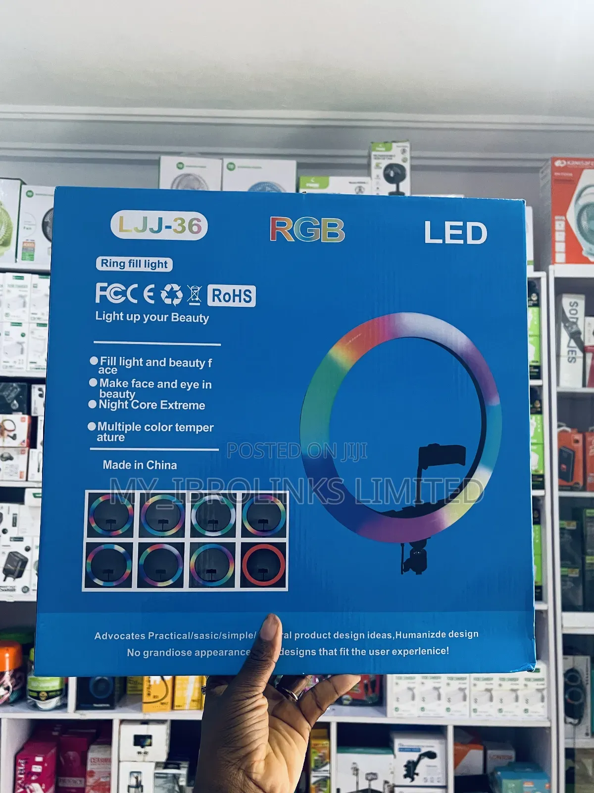 LJJ-36 RGB 14" Ring Light