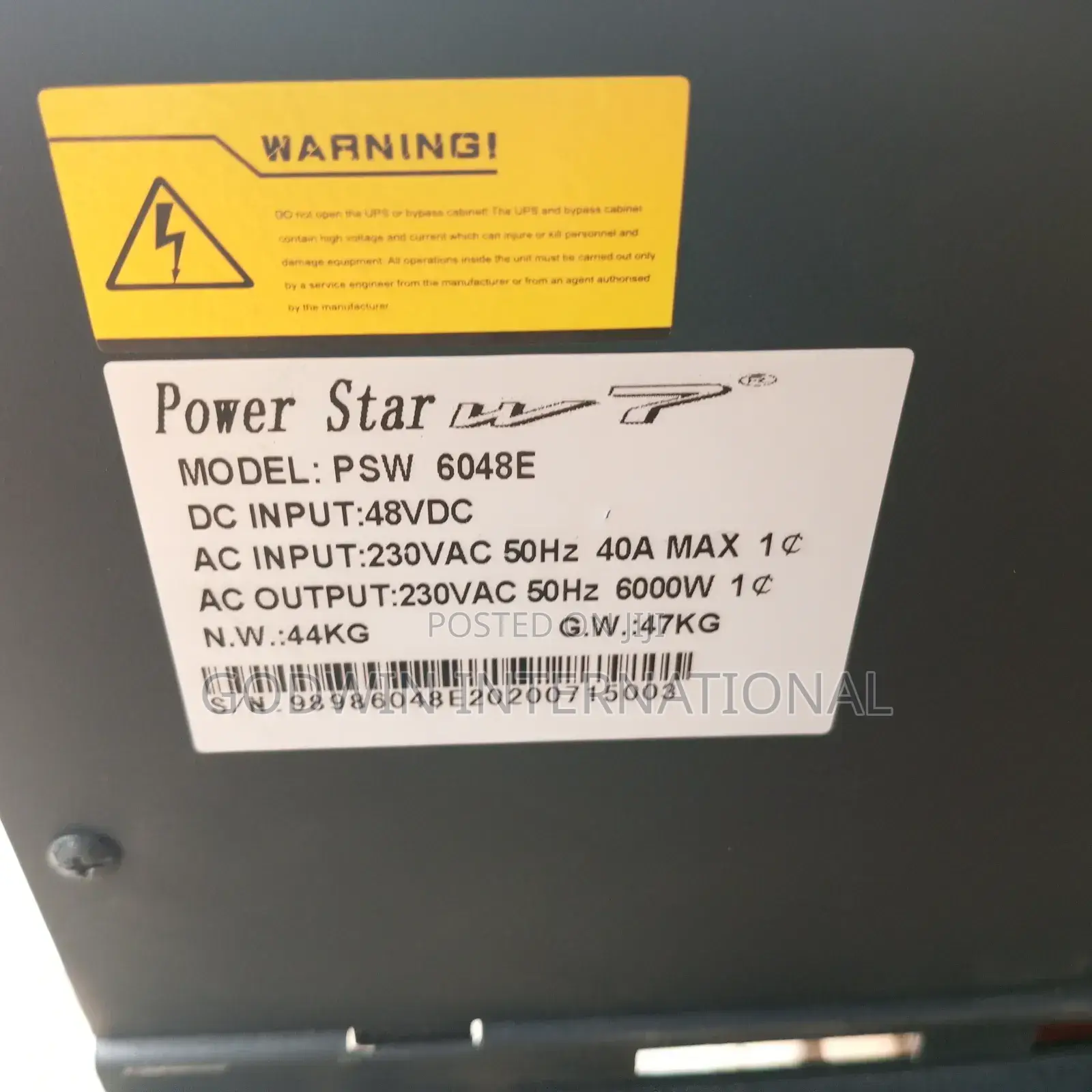 Power Star Solar Inverter 48v 6kva