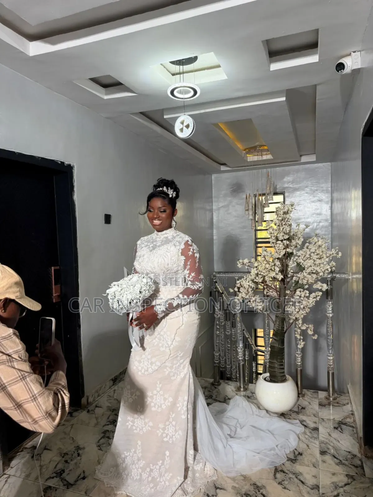 Wedding Gown and Bouquet