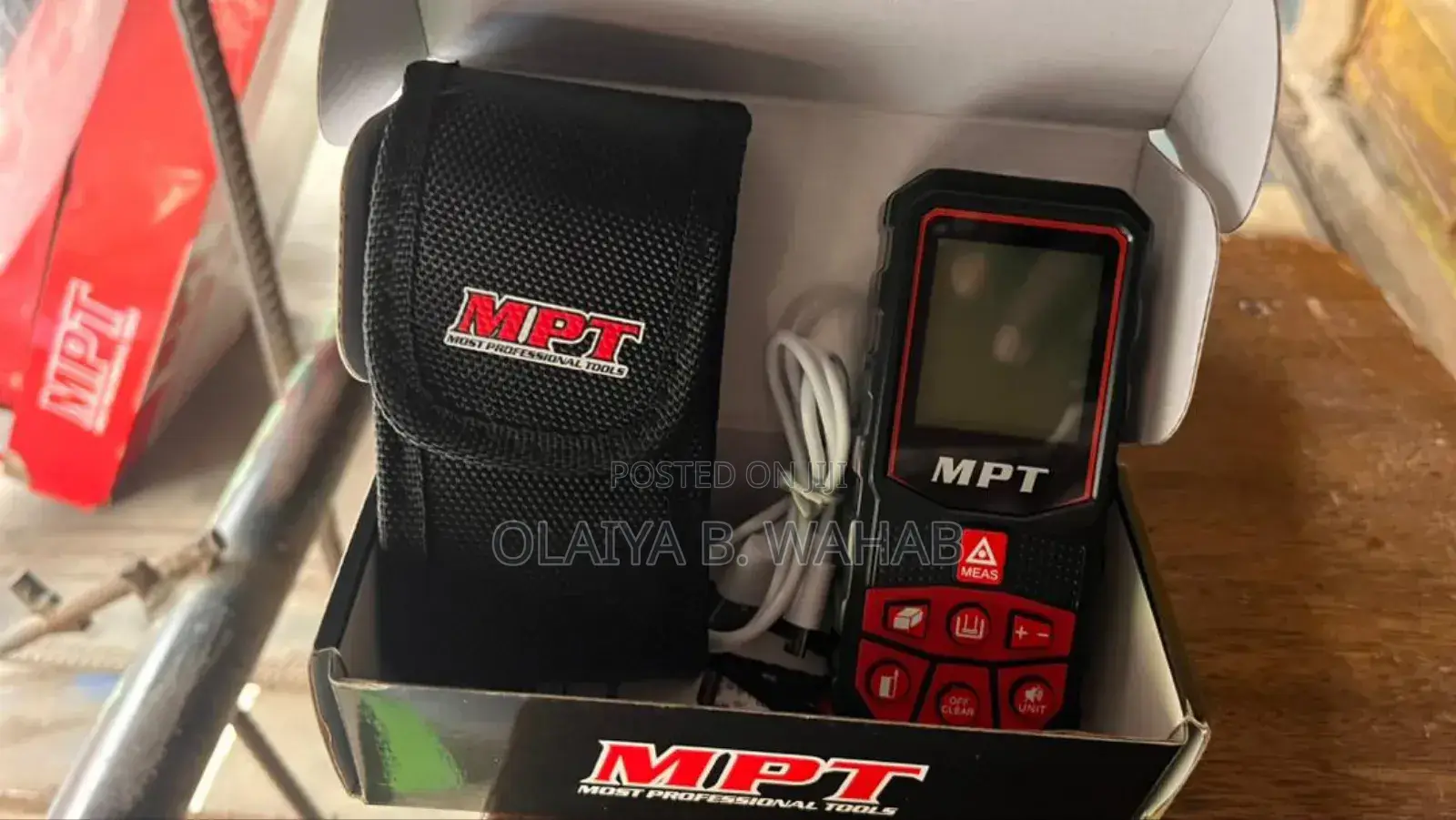 MPT Laser Distance Meter 100m – High-Precision Measuring Tool