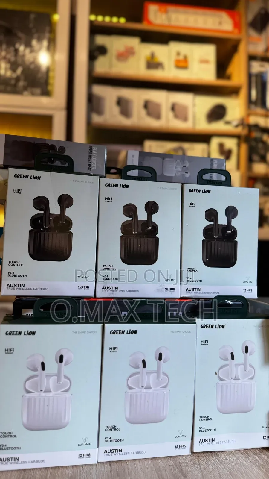 Green Lion Austin True Wireless Earbuds With Built-in Microphone