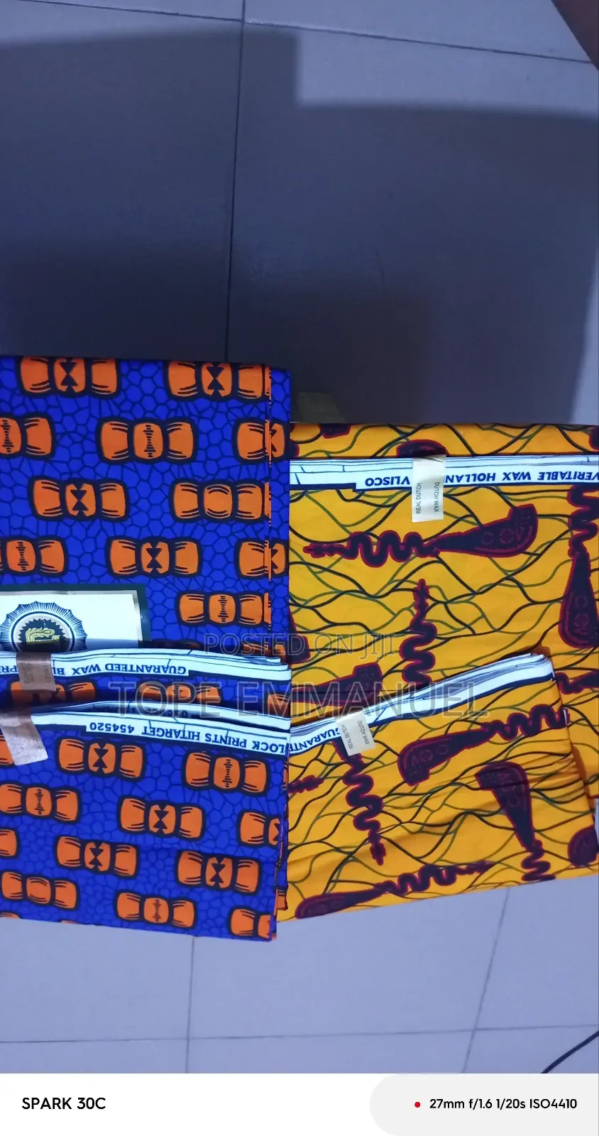 Beautiful Cotton Ankara Fabric Material 
6 Yards