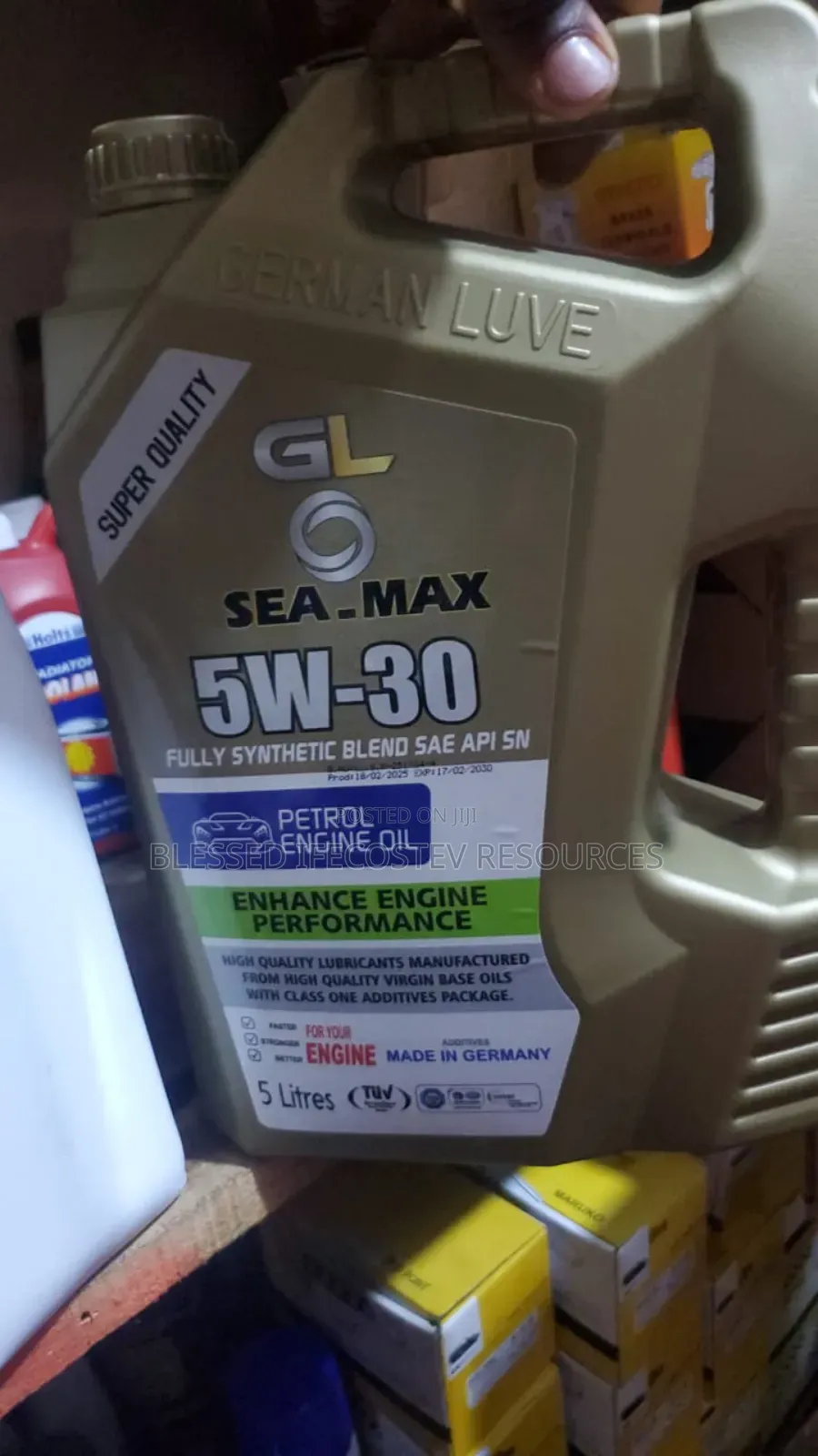 Seamax Engine Oil 0w20 5litrs