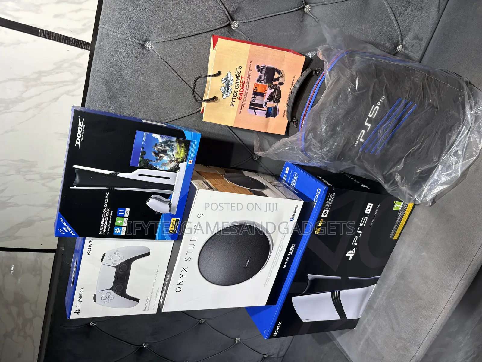 Brand New Ps 5 Pro 2tb , Extra Pad , Onyx Studio 9 , Charging Dock
