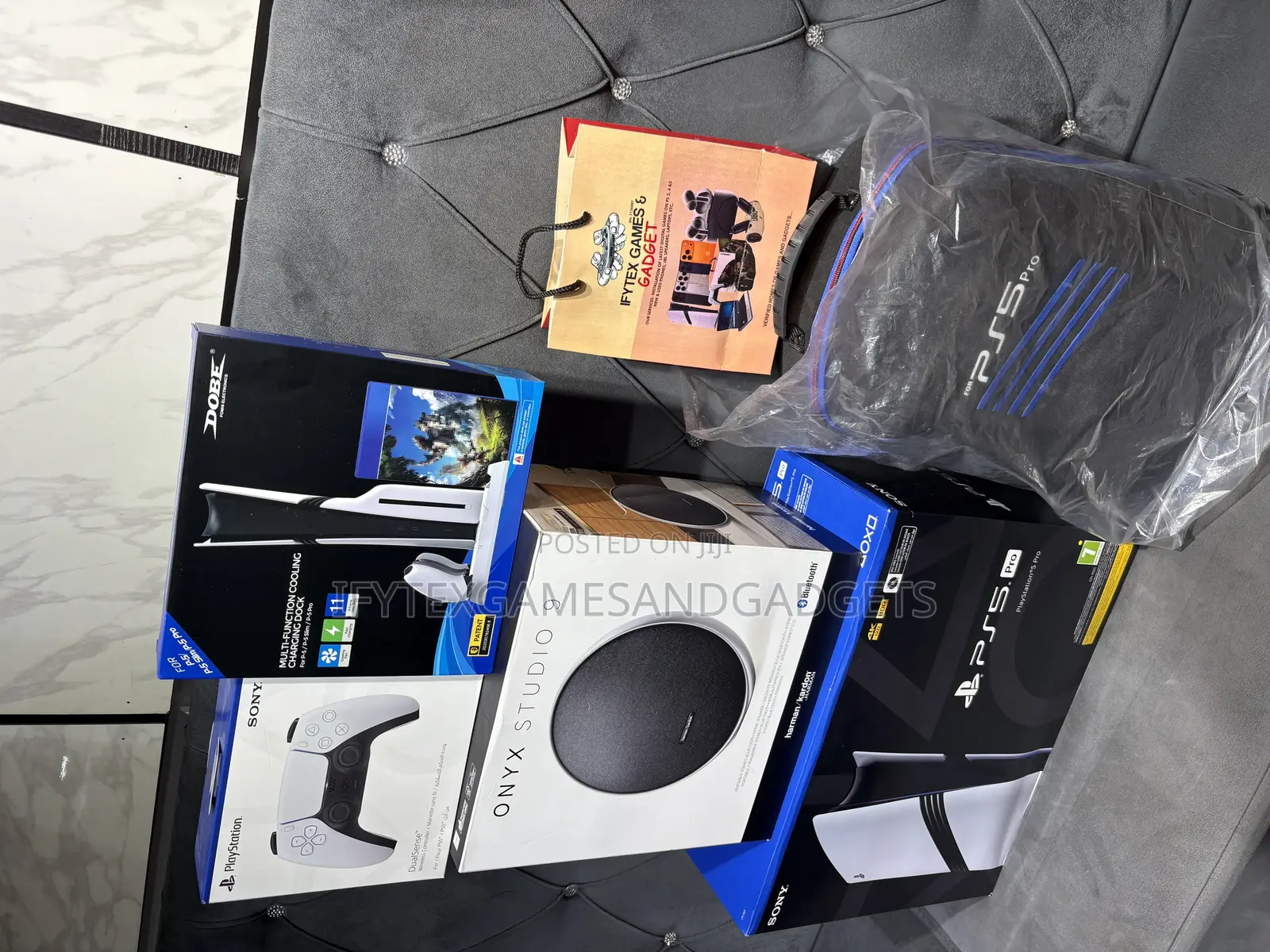 Brand New Ps 5 Pro 2tb , Extra Pad , Onyx Studio 9 , Charging Dock