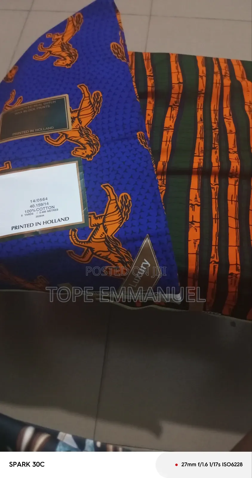 Traditional Cotton Ankara Fabric 6 Yards