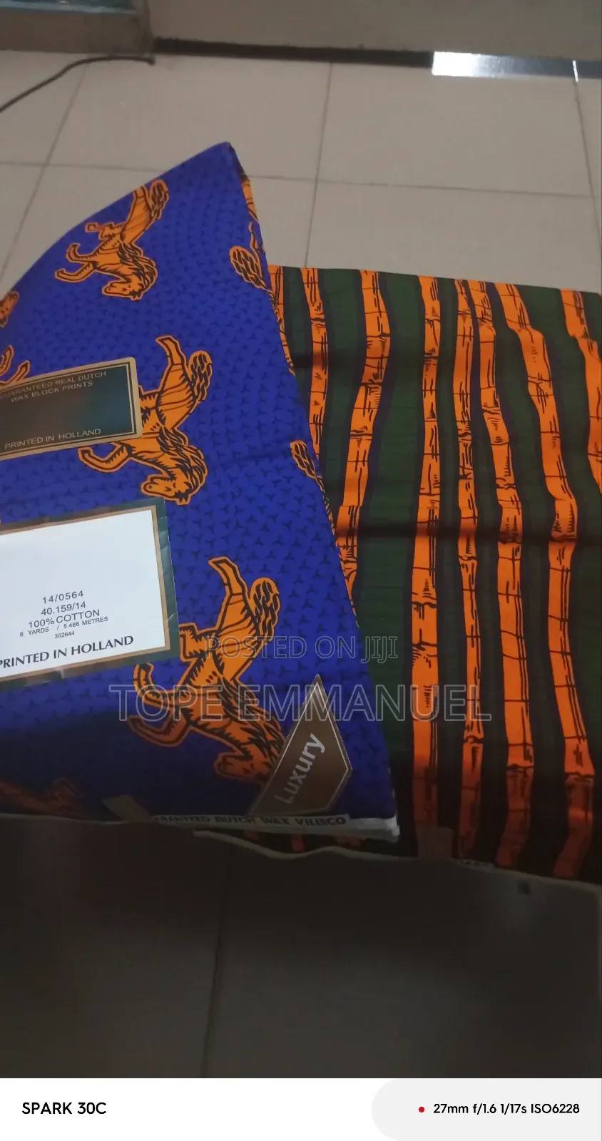 Traditional Cotton Ankara Fabric 6 Yards