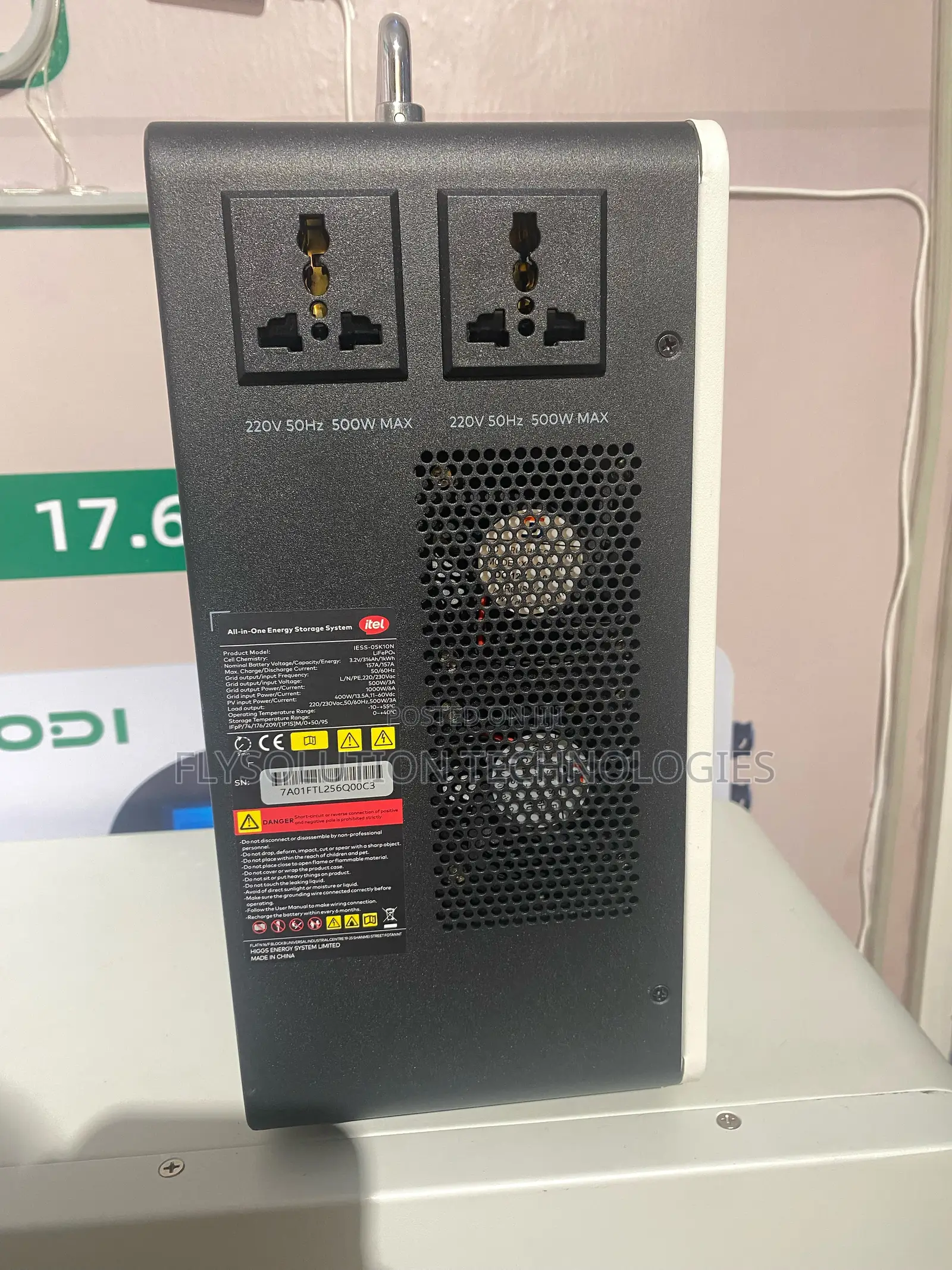 Itel Power Tank Solar Generator Itel Energy All-in-One Ess
