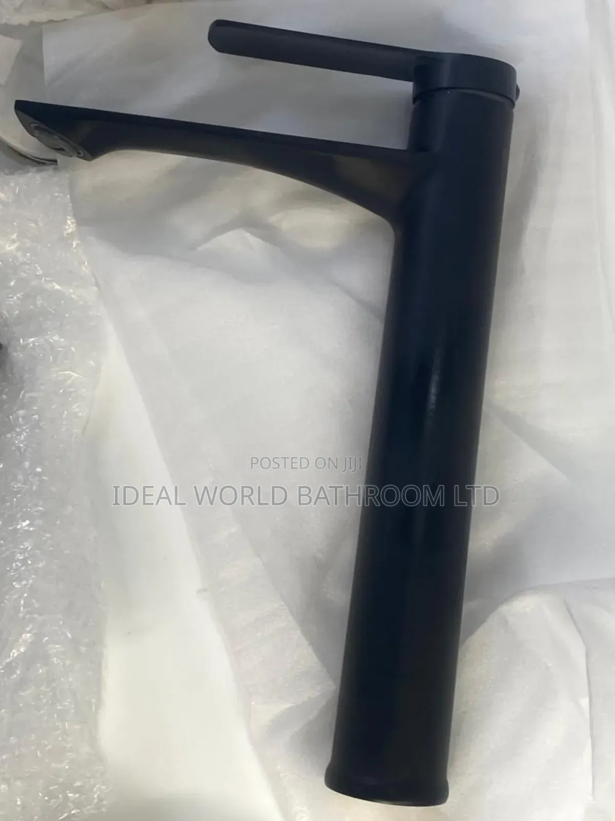 Long Quality Basin Mixer Tap Black