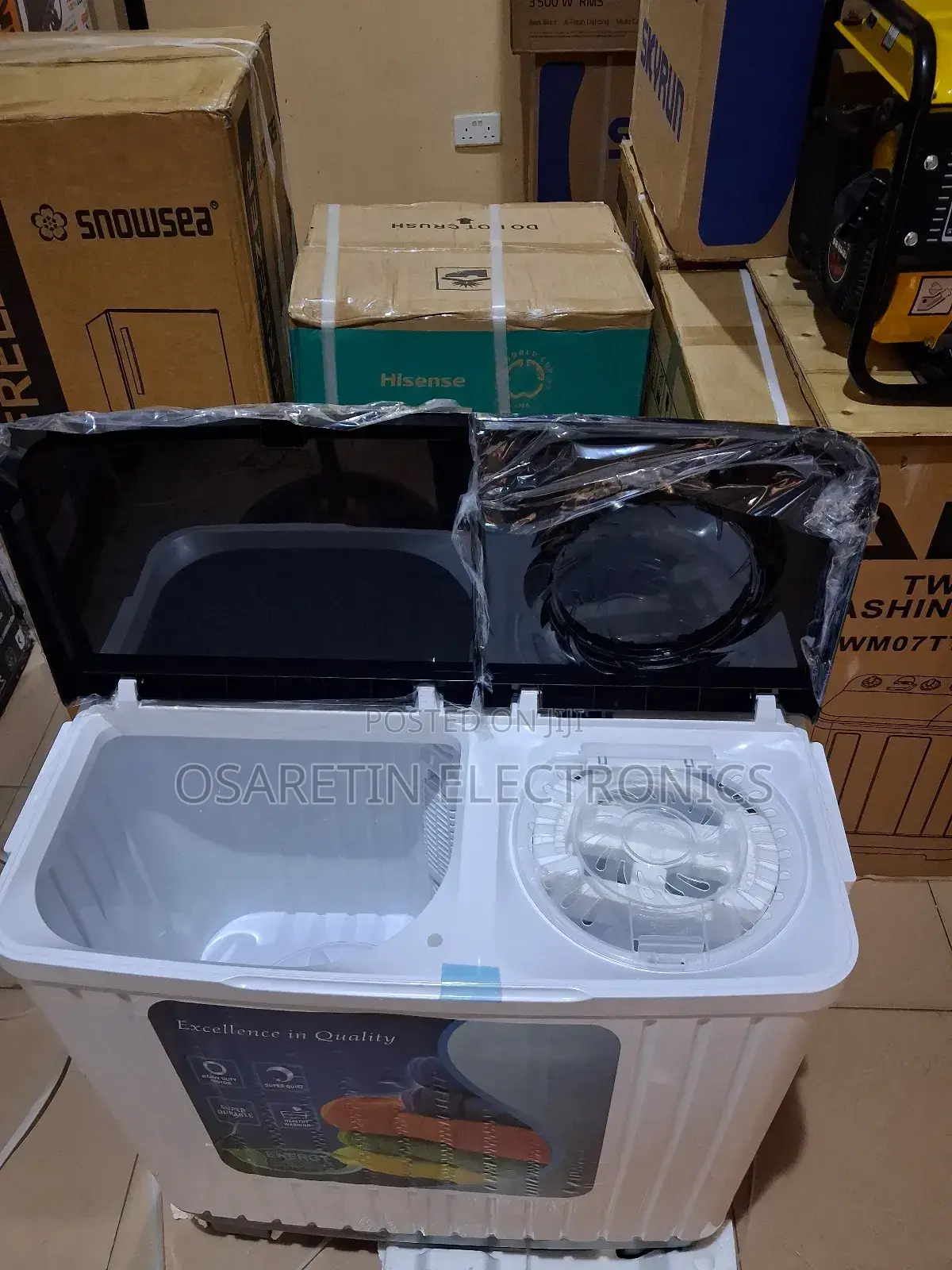 Skyrun Semi Automatic Washing Machine 7kg With One Year Warranty