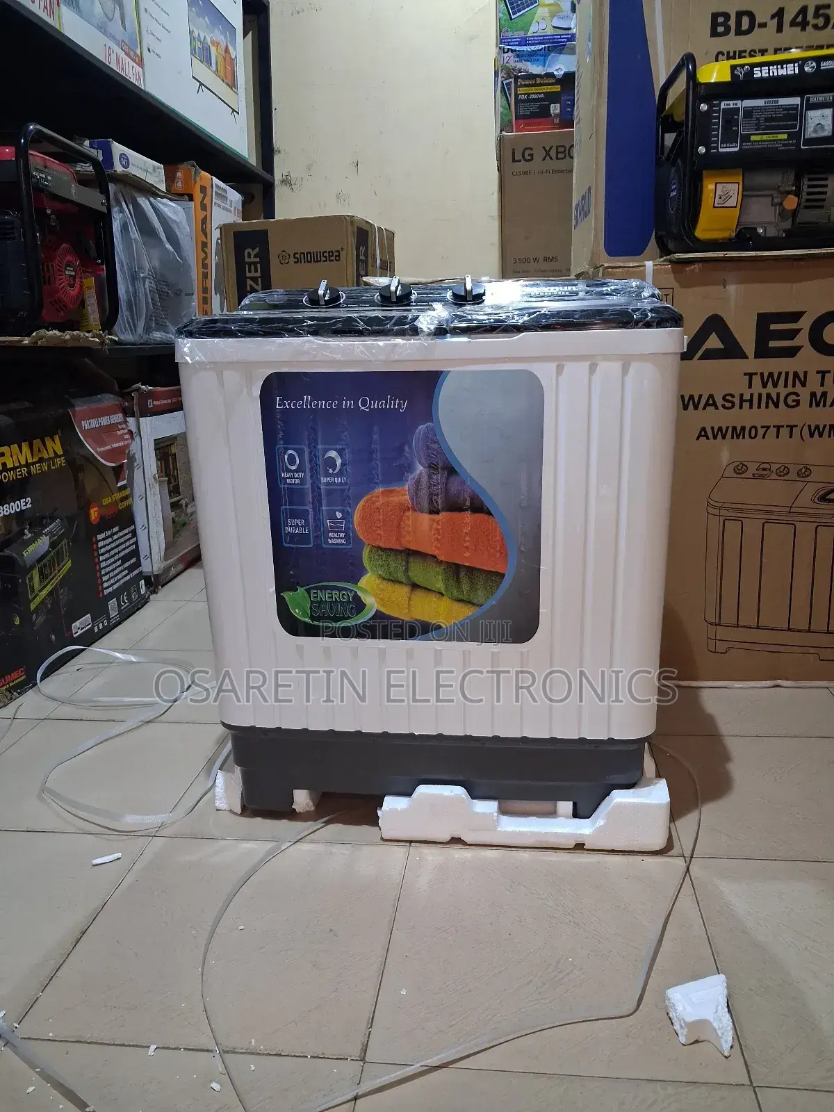 Skyrun Semi Automatic Washing Machine 7kg With One Year Warranty