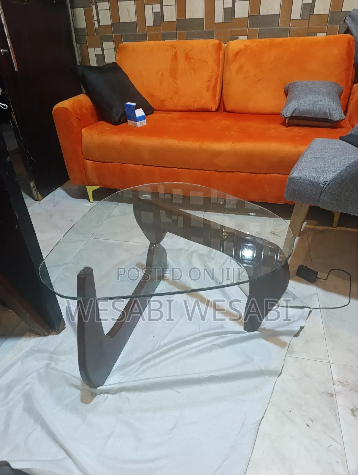 Brown Wooden Center Table