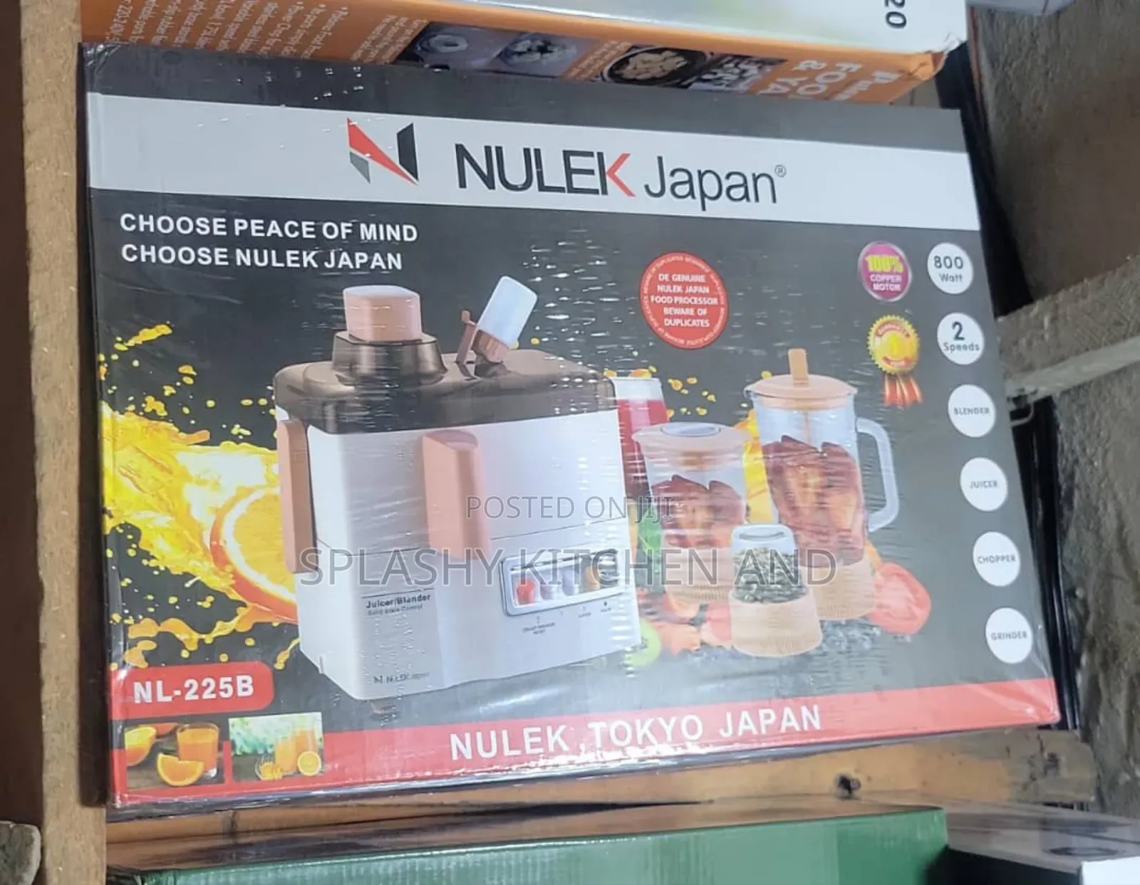 Nulek 4 in 1 Blender,Juice Extractor, Grinder With Mil