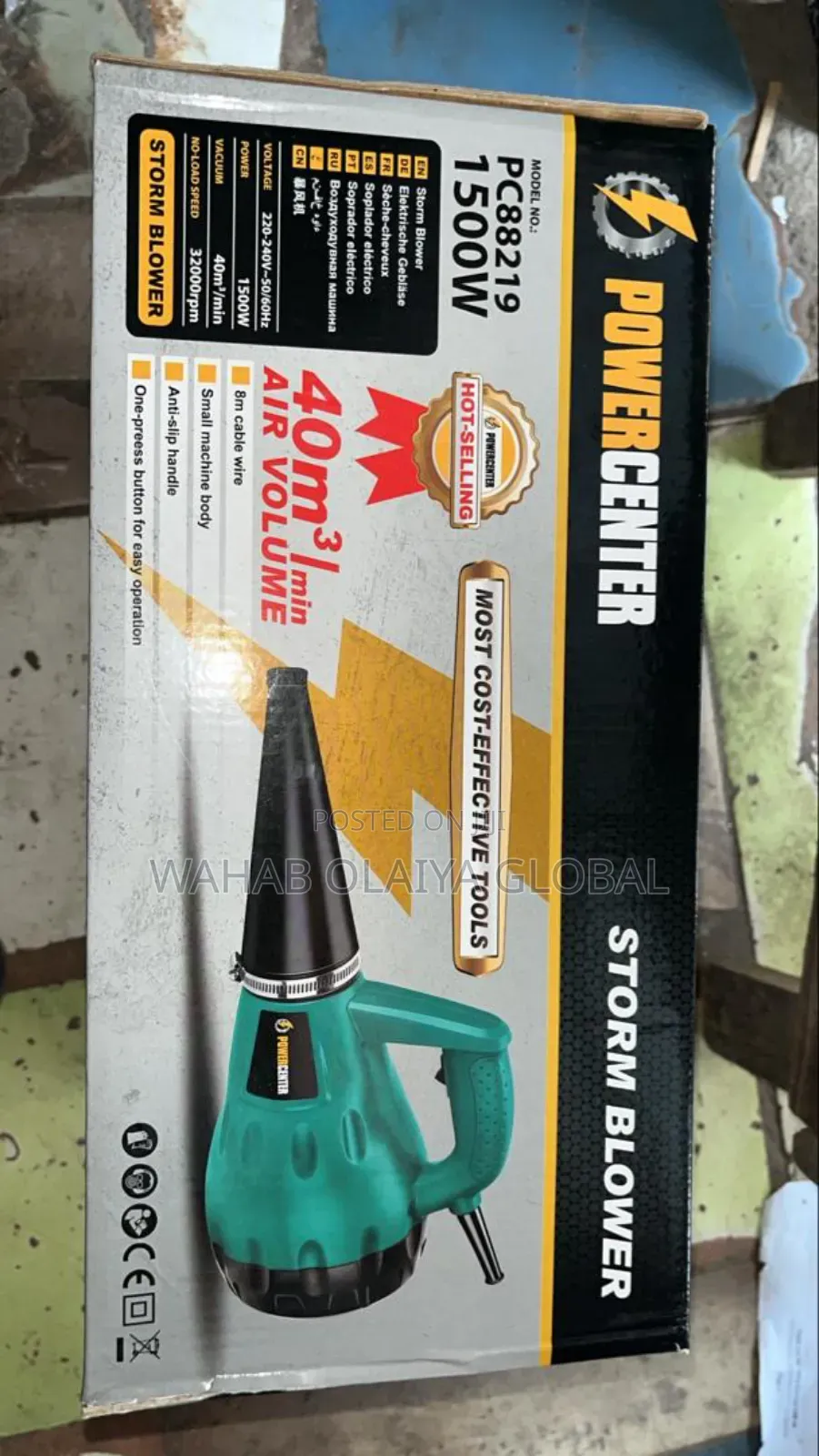 Power Center Storm Blower – 40m3/Min High Air Volume Machine