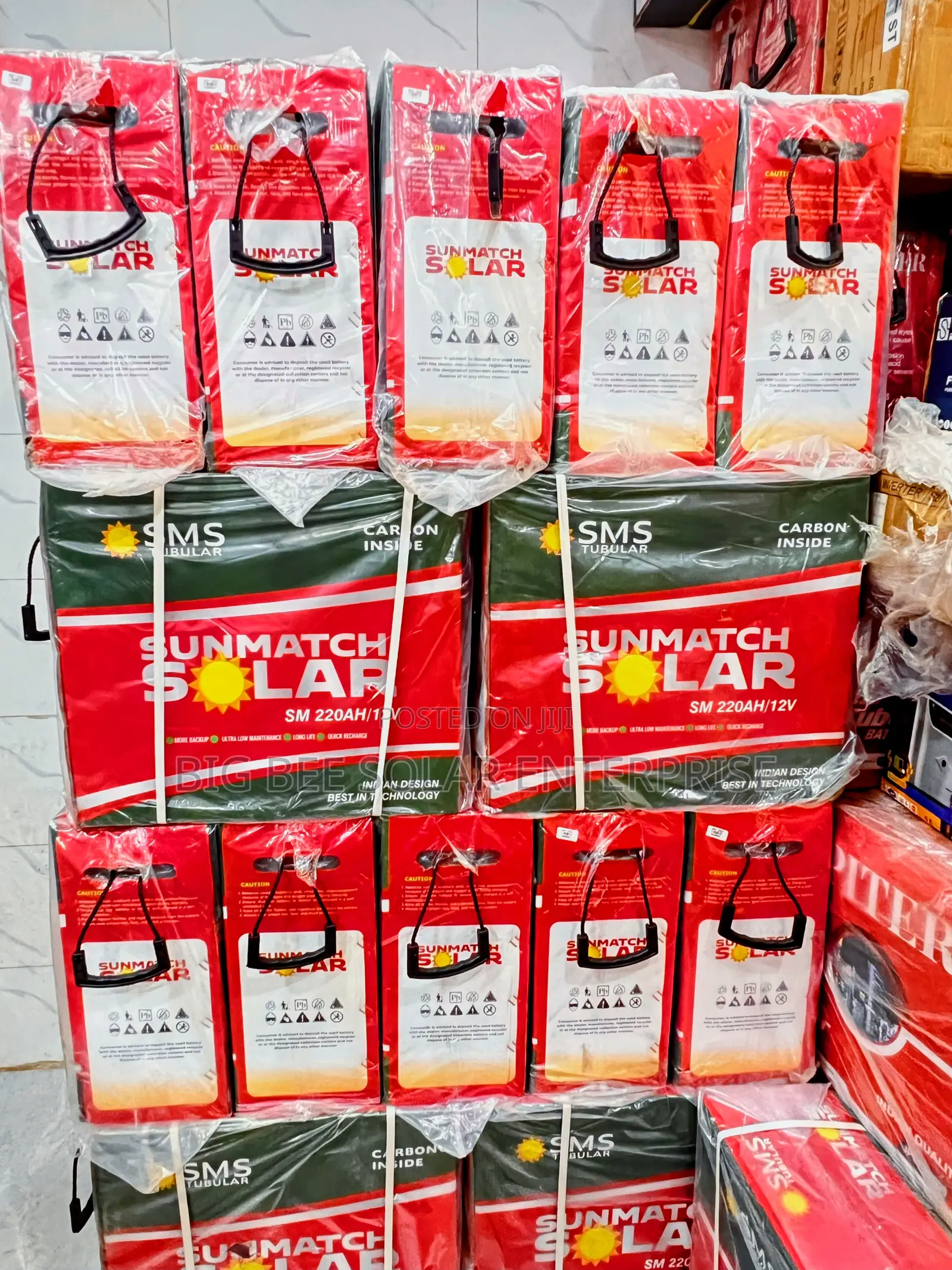220ah 12v SMS Tubular Battery