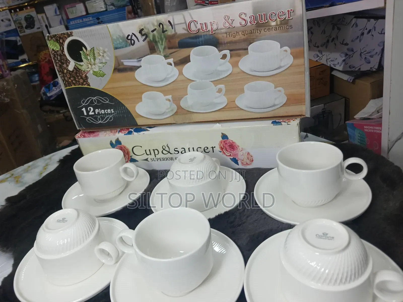 12pcs Tea/Coffee Cup and Saucer