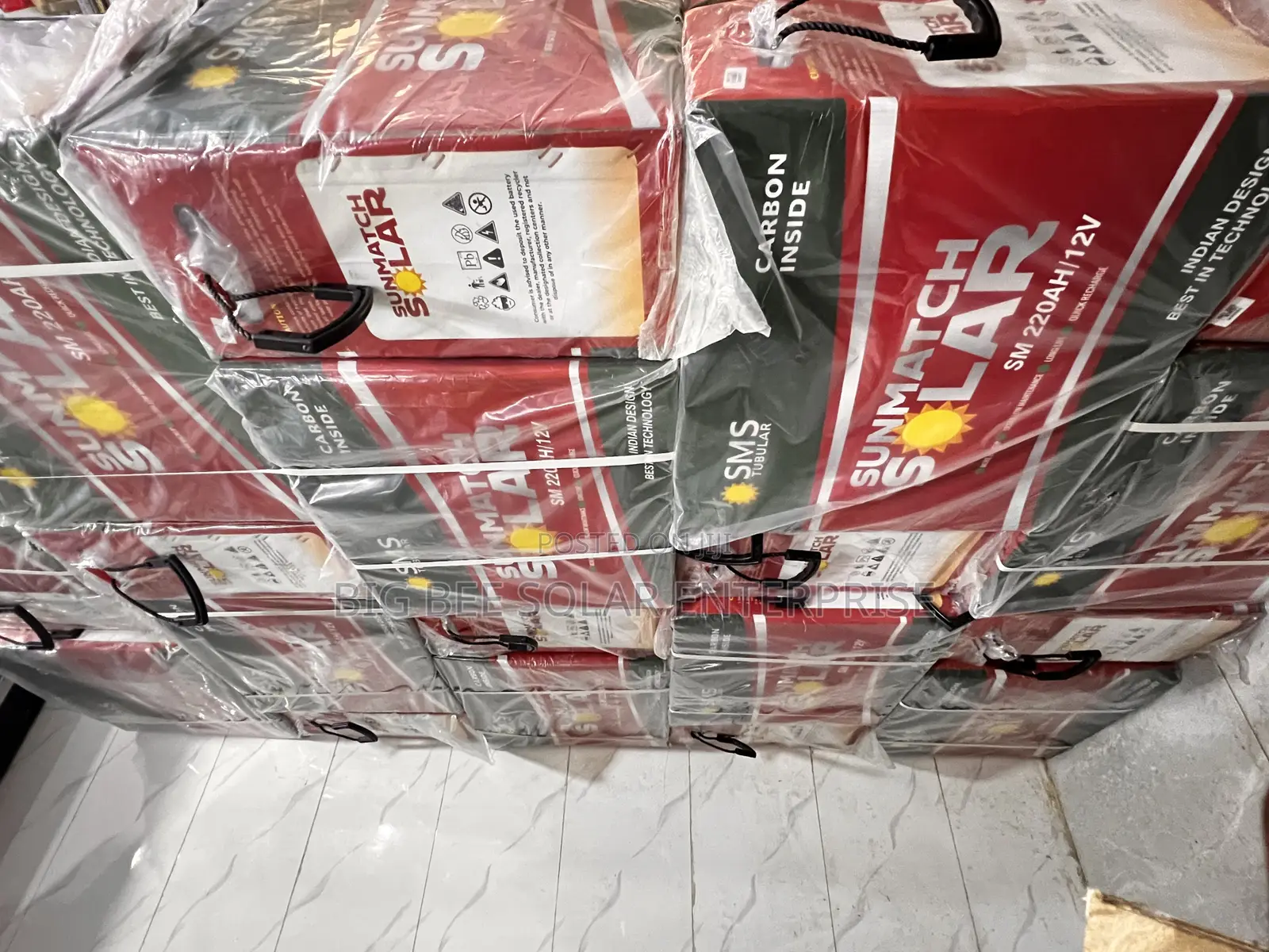 220ah 12v SMS Tubular Battery